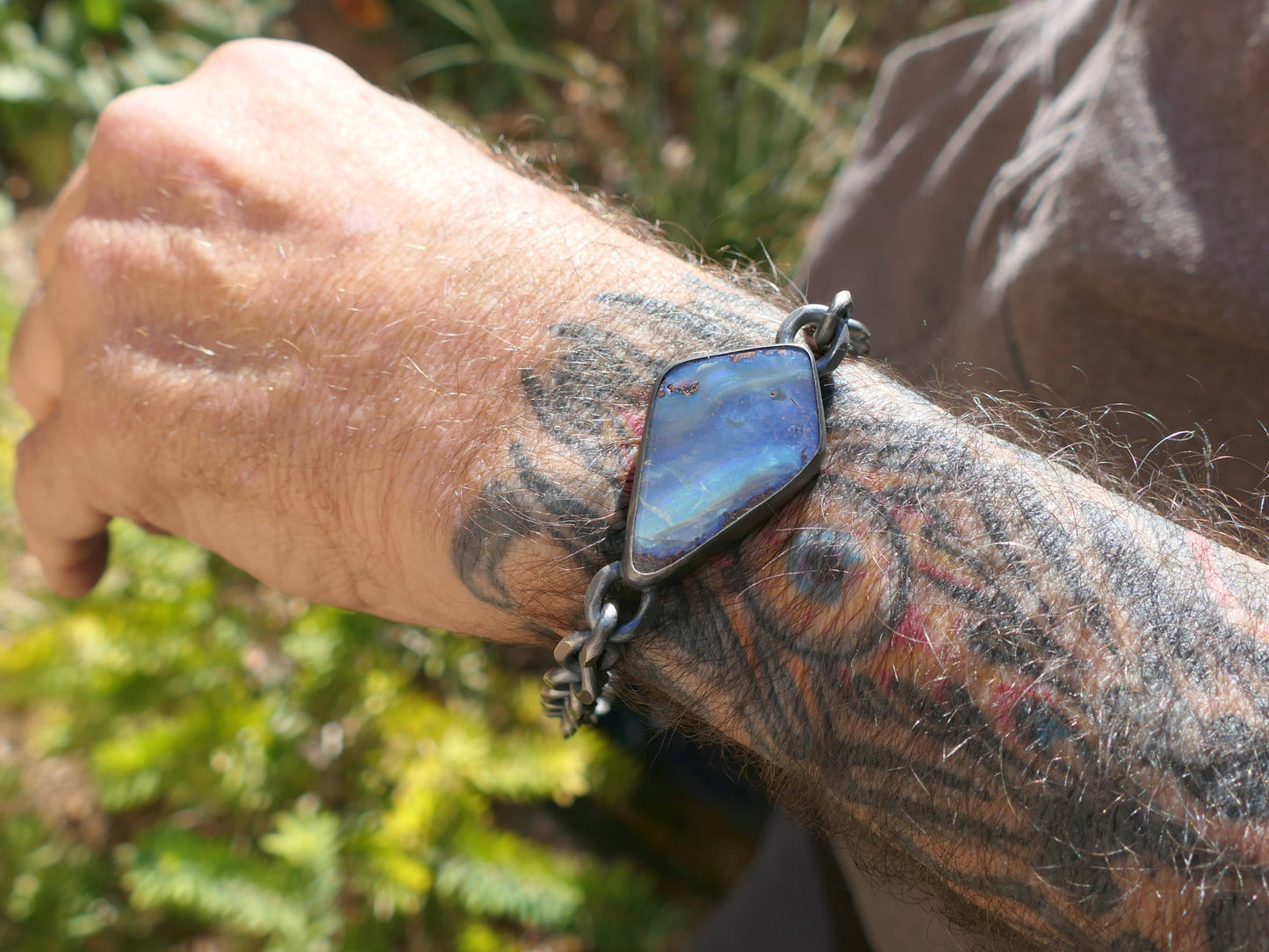 Men's Boulder Opal Bracelet
