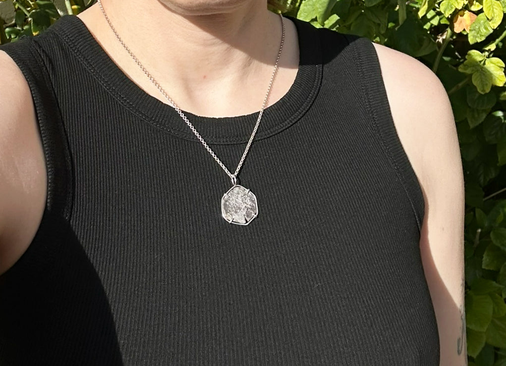 Silver Cob Coin necklace real Treasure coin