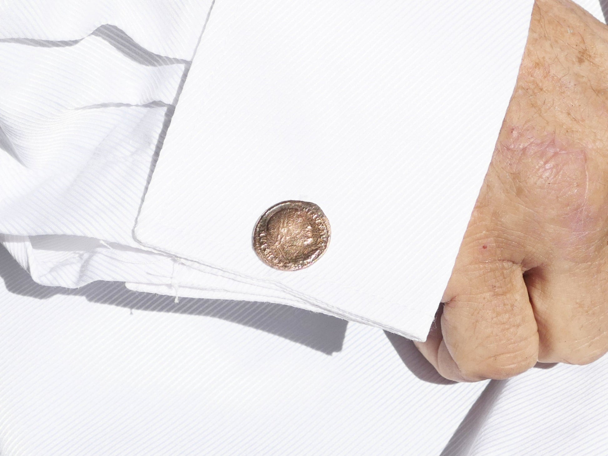 Roman Coin Cufflinks Mismatched cufflinks