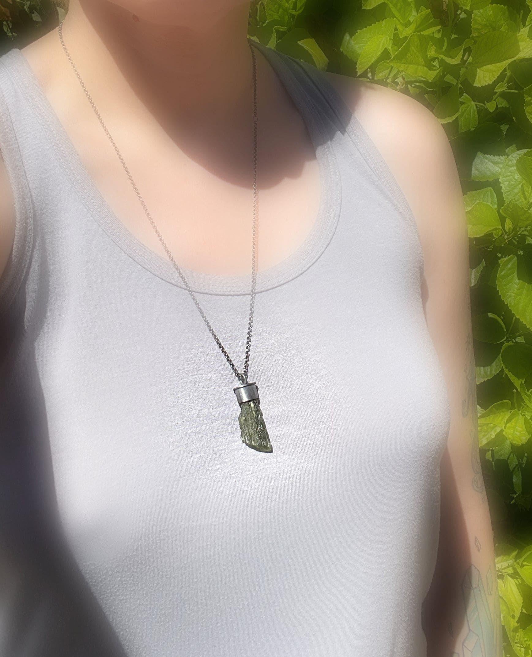 moldavite necklace