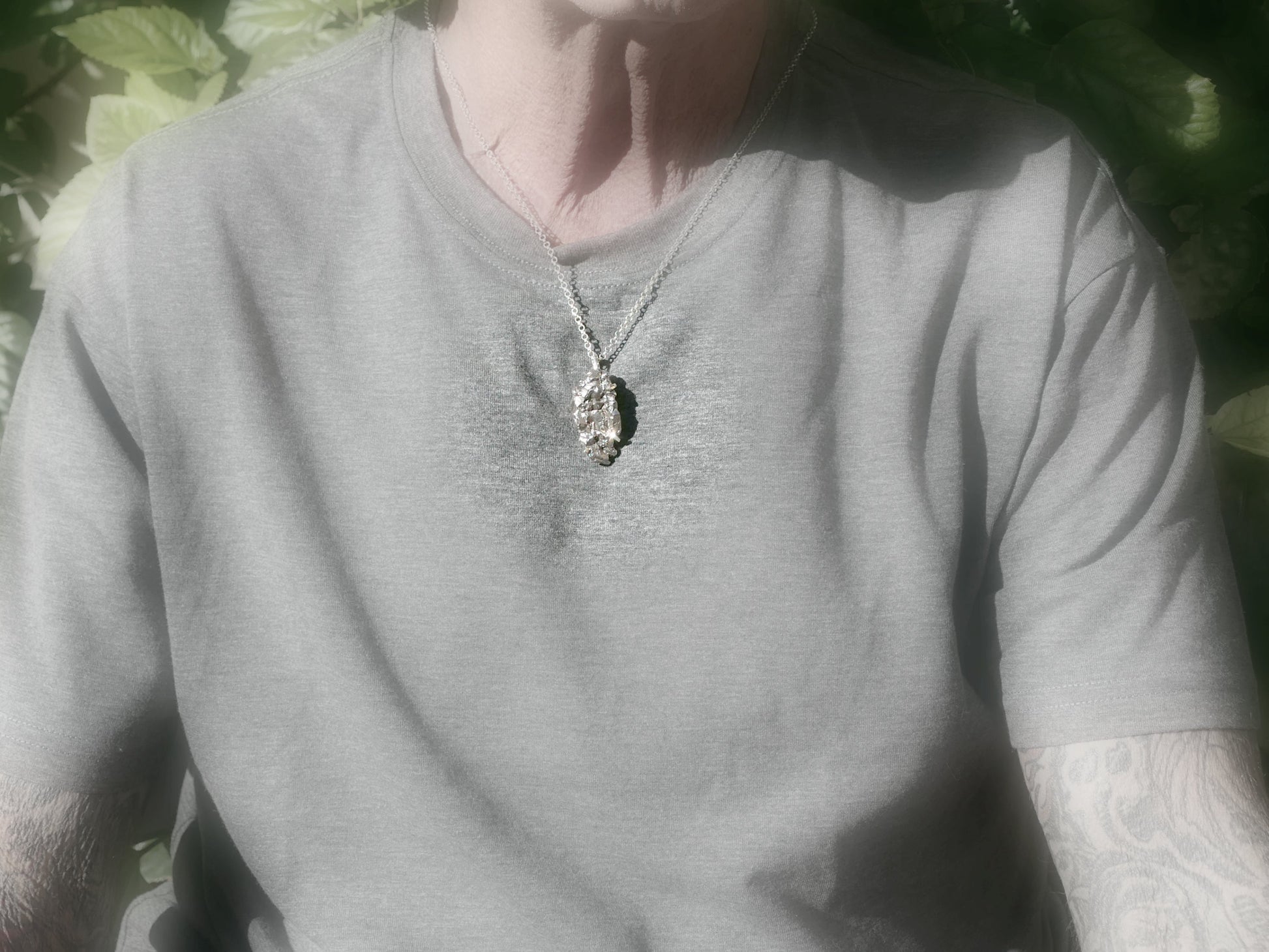 Men's Meteorite Necklace