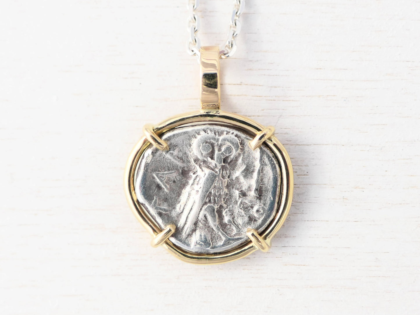 Athena owl coin drachm size