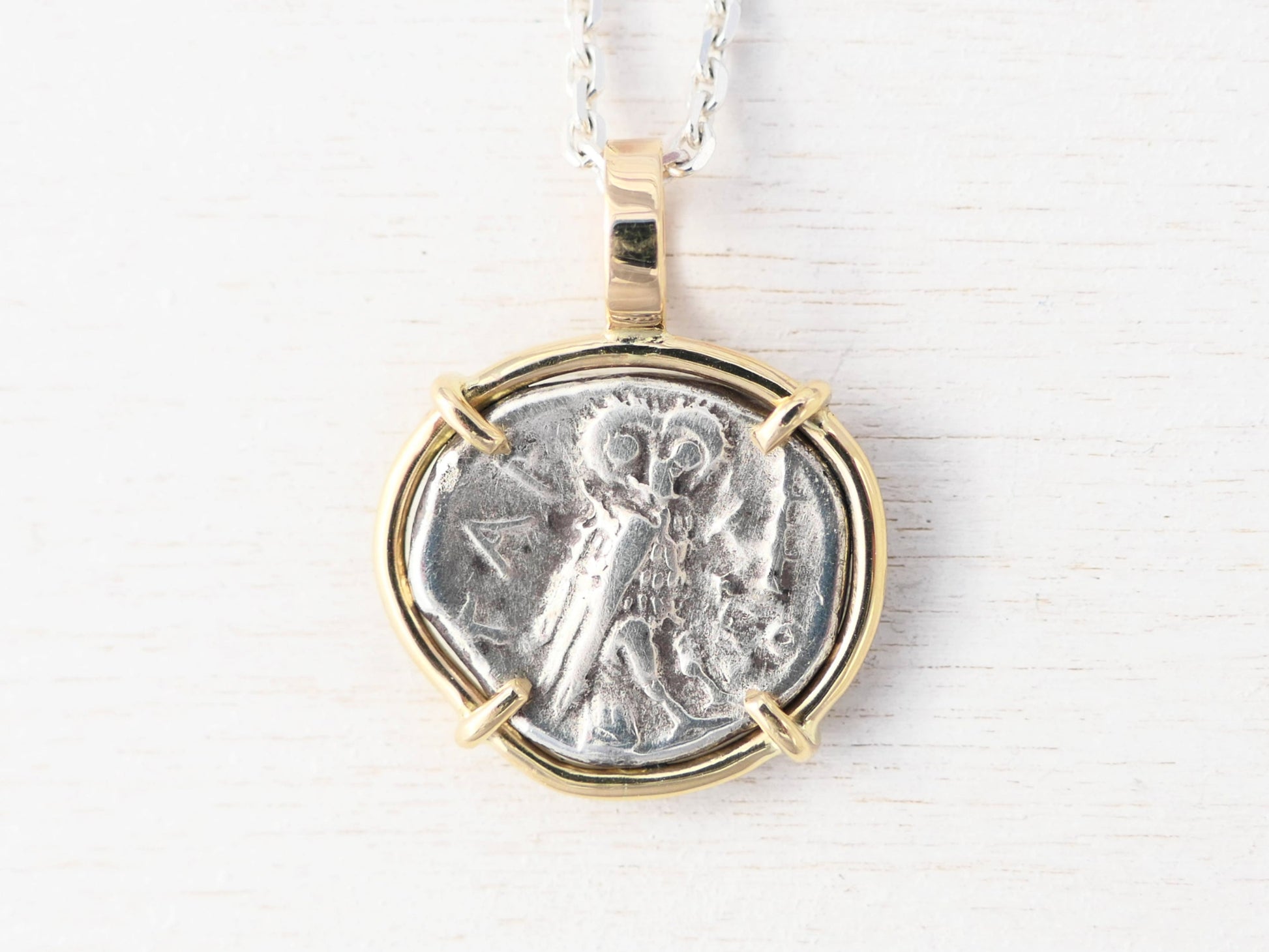 Athena owl coin drachm size