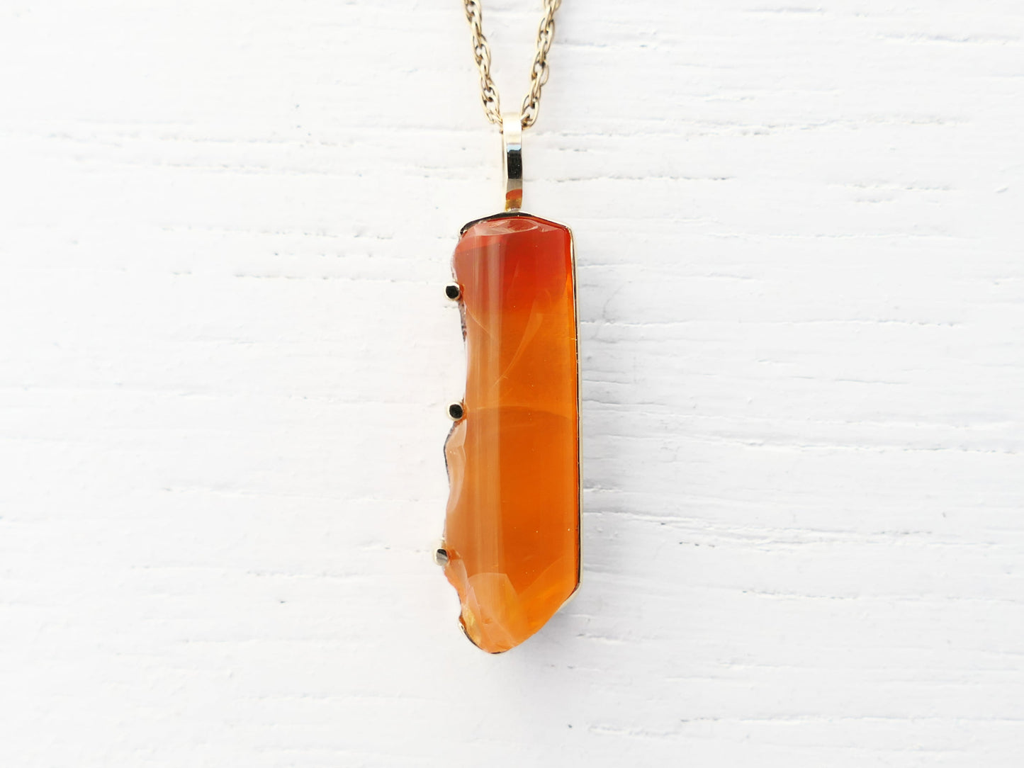 unique fire opal necklace