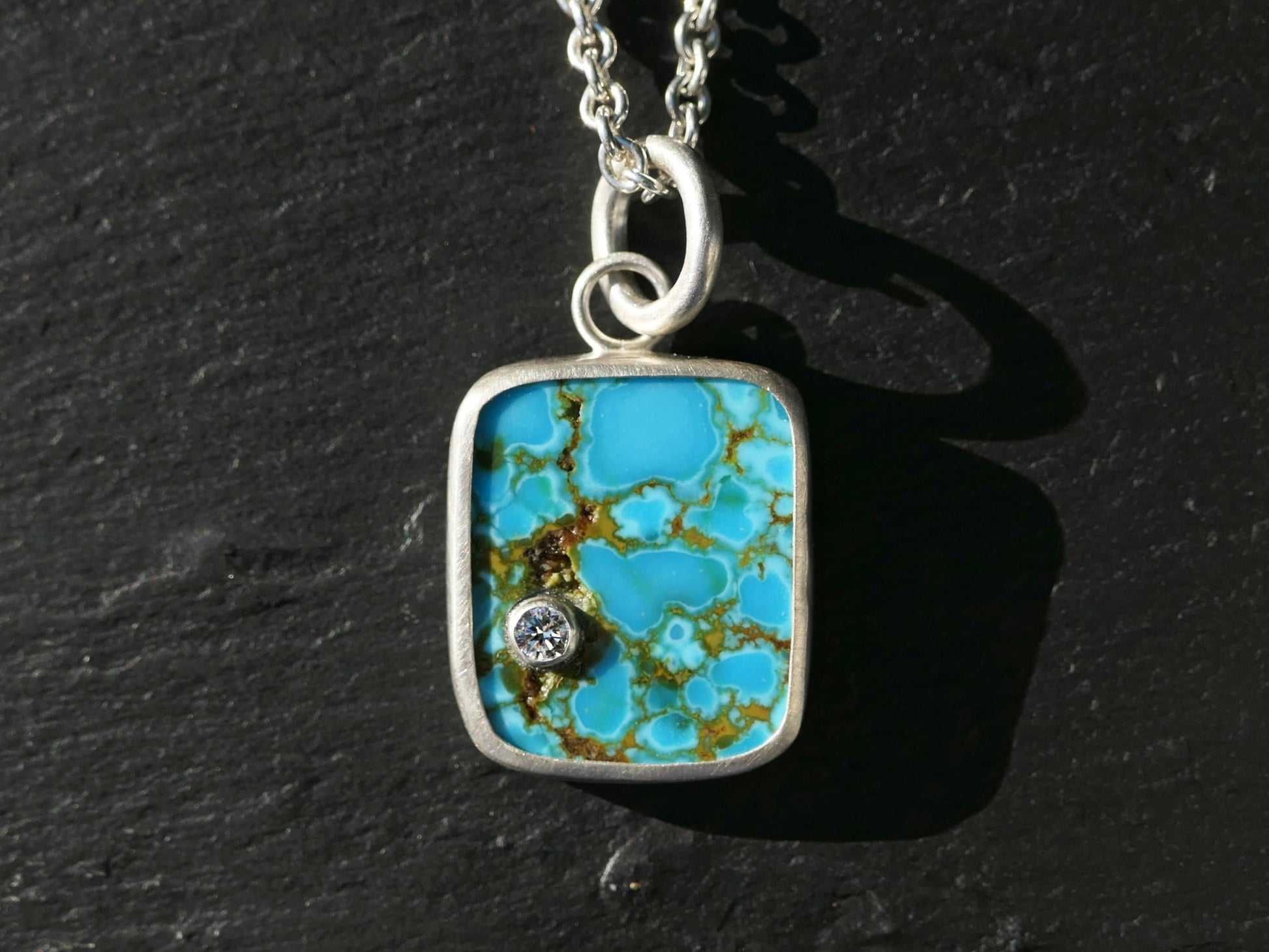 Turquoise pendant for women