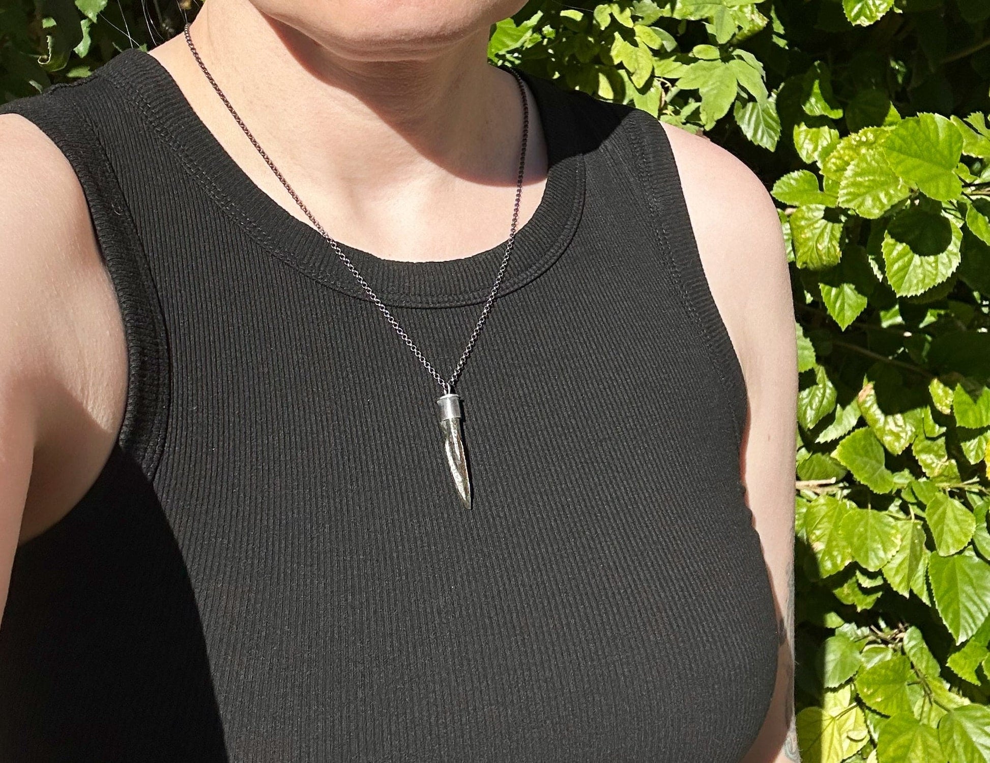 Ancient Scythian Bronze Arrowhead Necklace