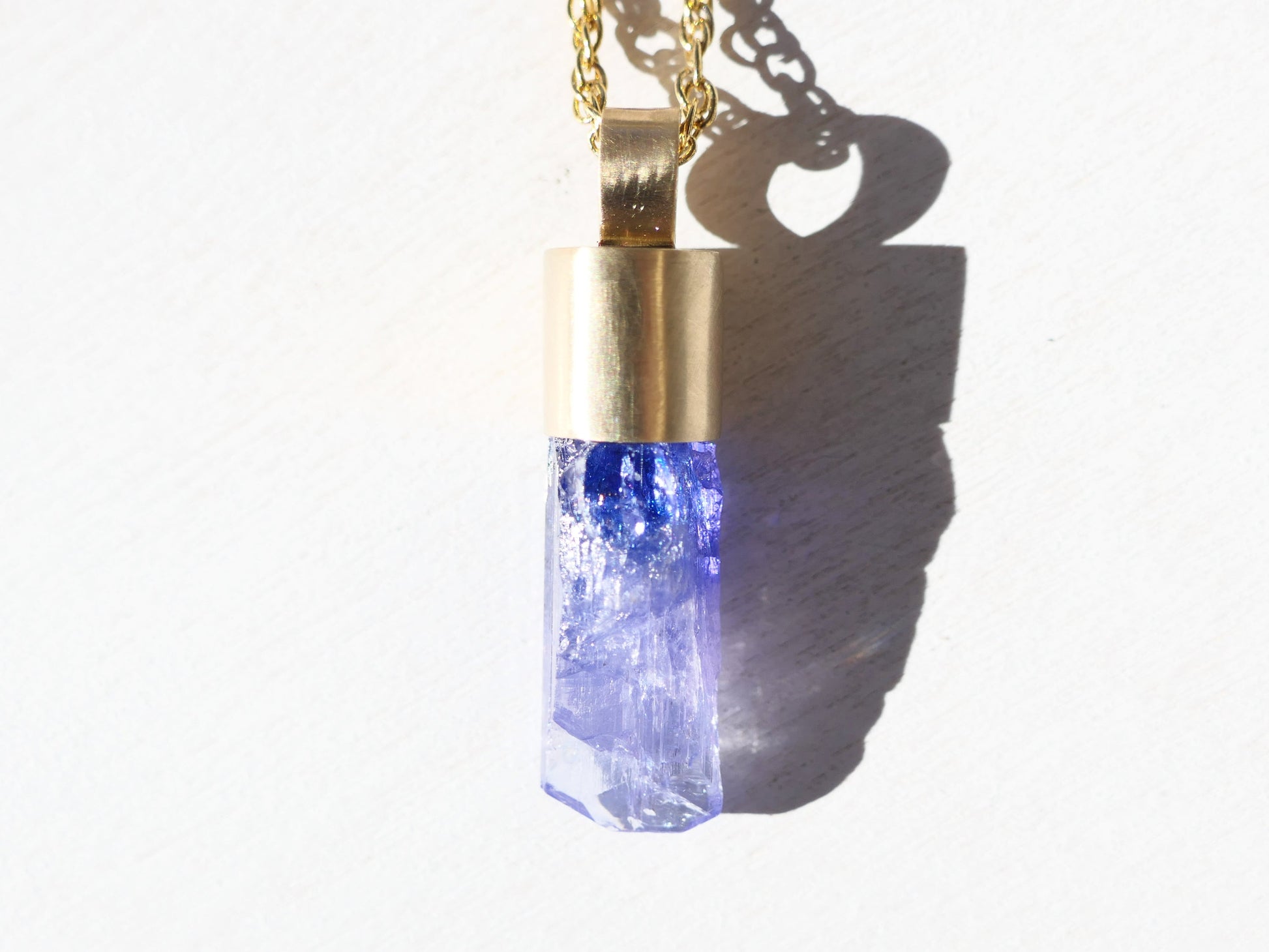 natural Tanzanite pendant 