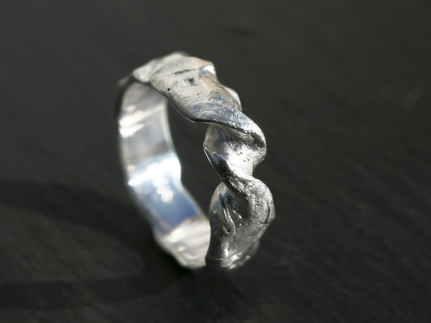 Silver Infinity Ring Unique wedding ring