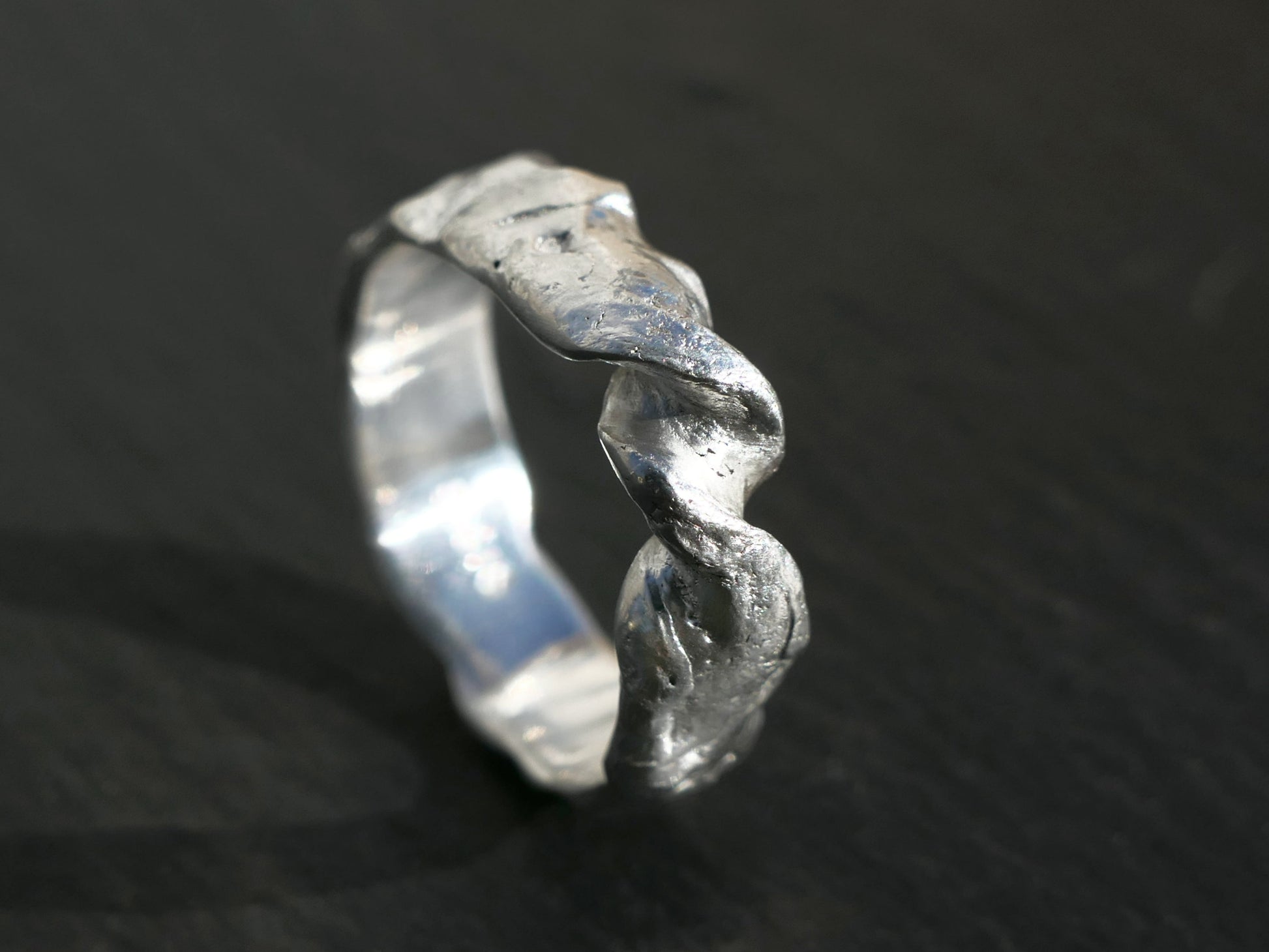 Silver Infinity Ring Unique wedding ring