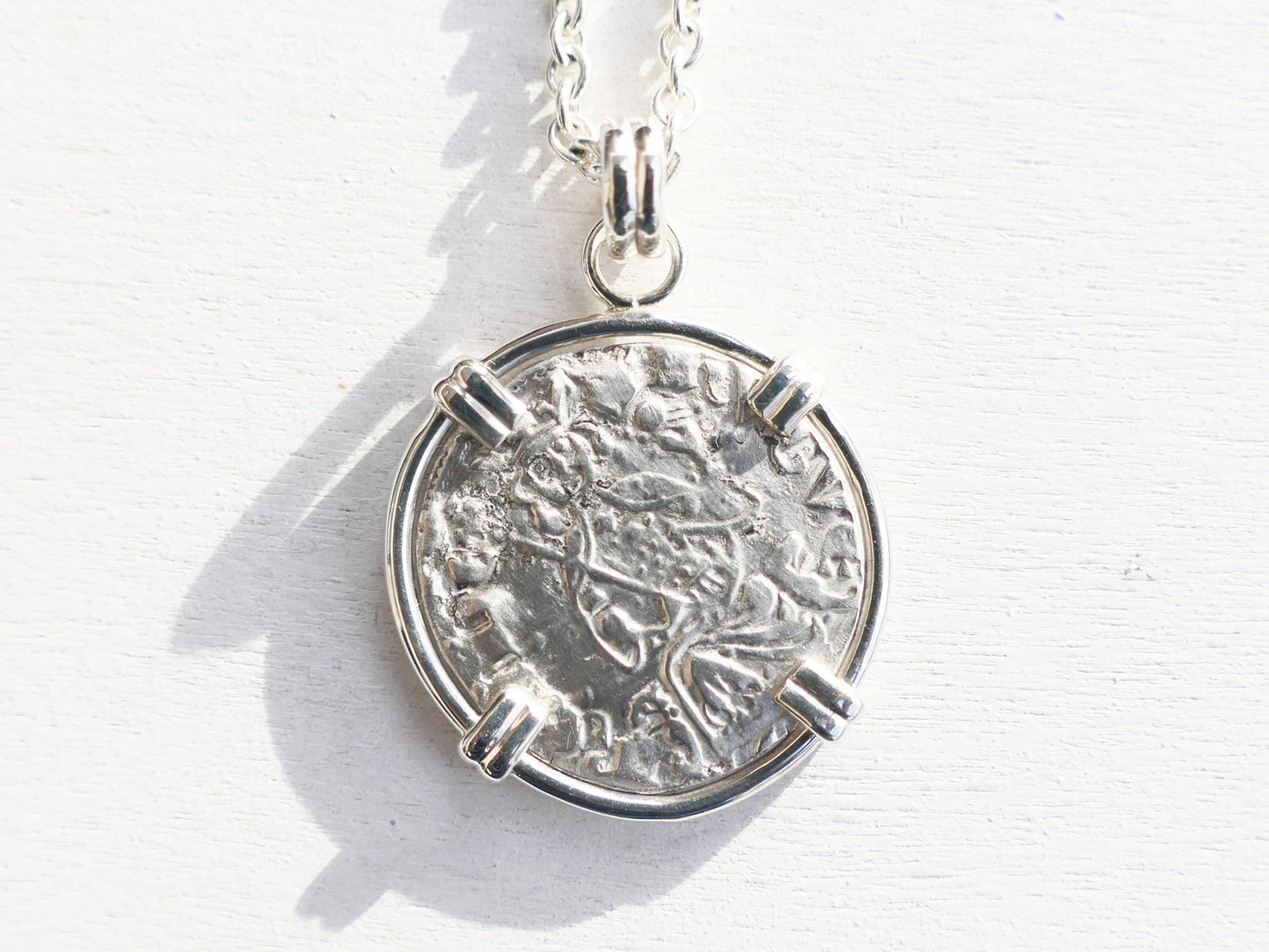 genuine silver Crusader coin