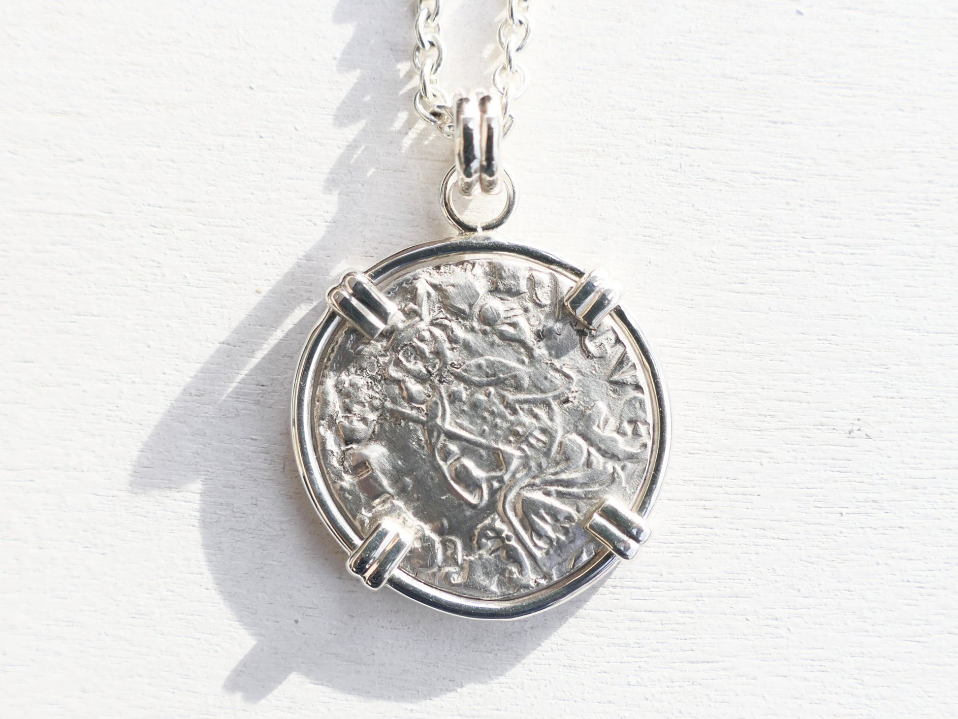 genuine silver Crusader coin