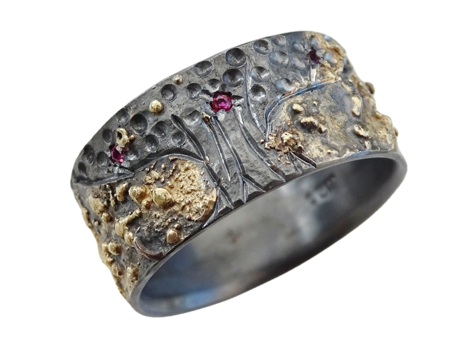 unique tree of life ring, men's ruby wedding ring