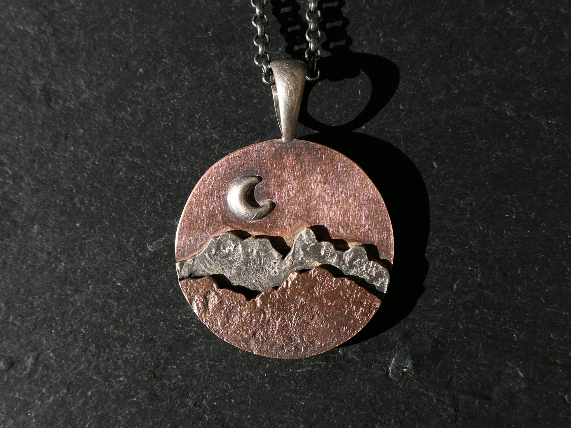 Mountain Pendant unique anniversary gift