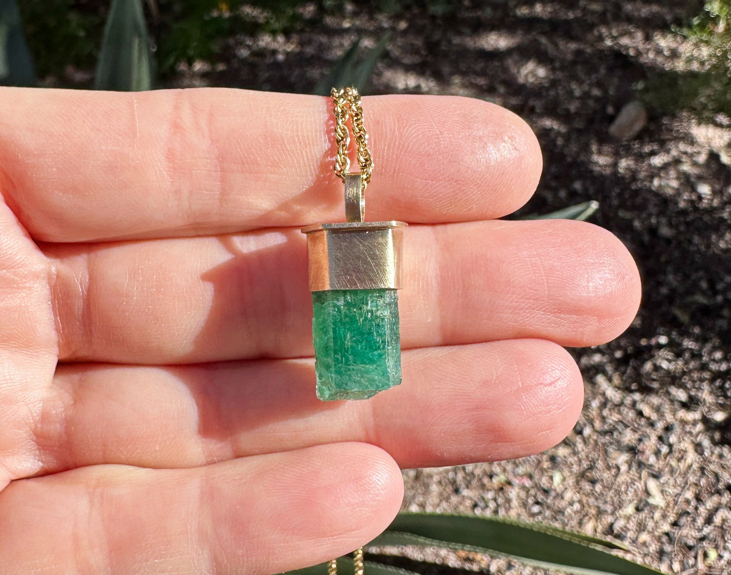 untreated Zambia Emerald Crystal 