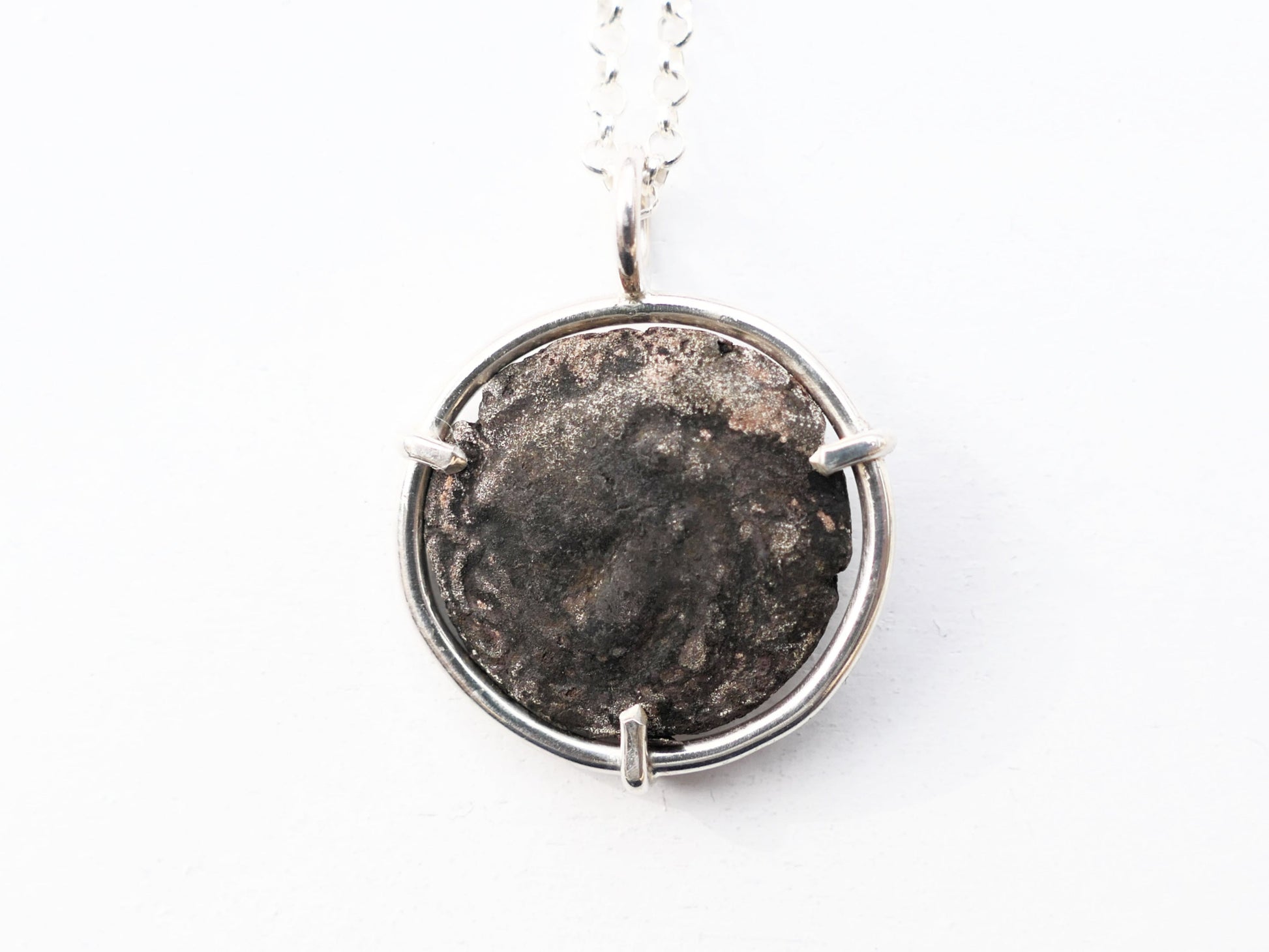 Celtic coin pendant
