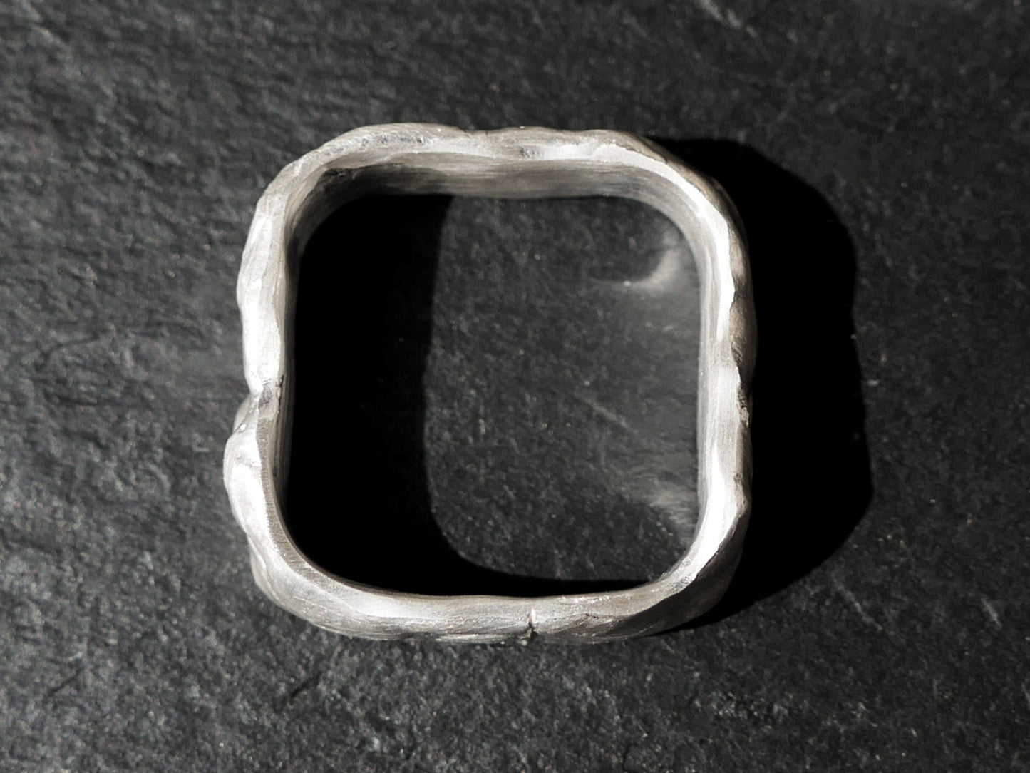 square wedding band