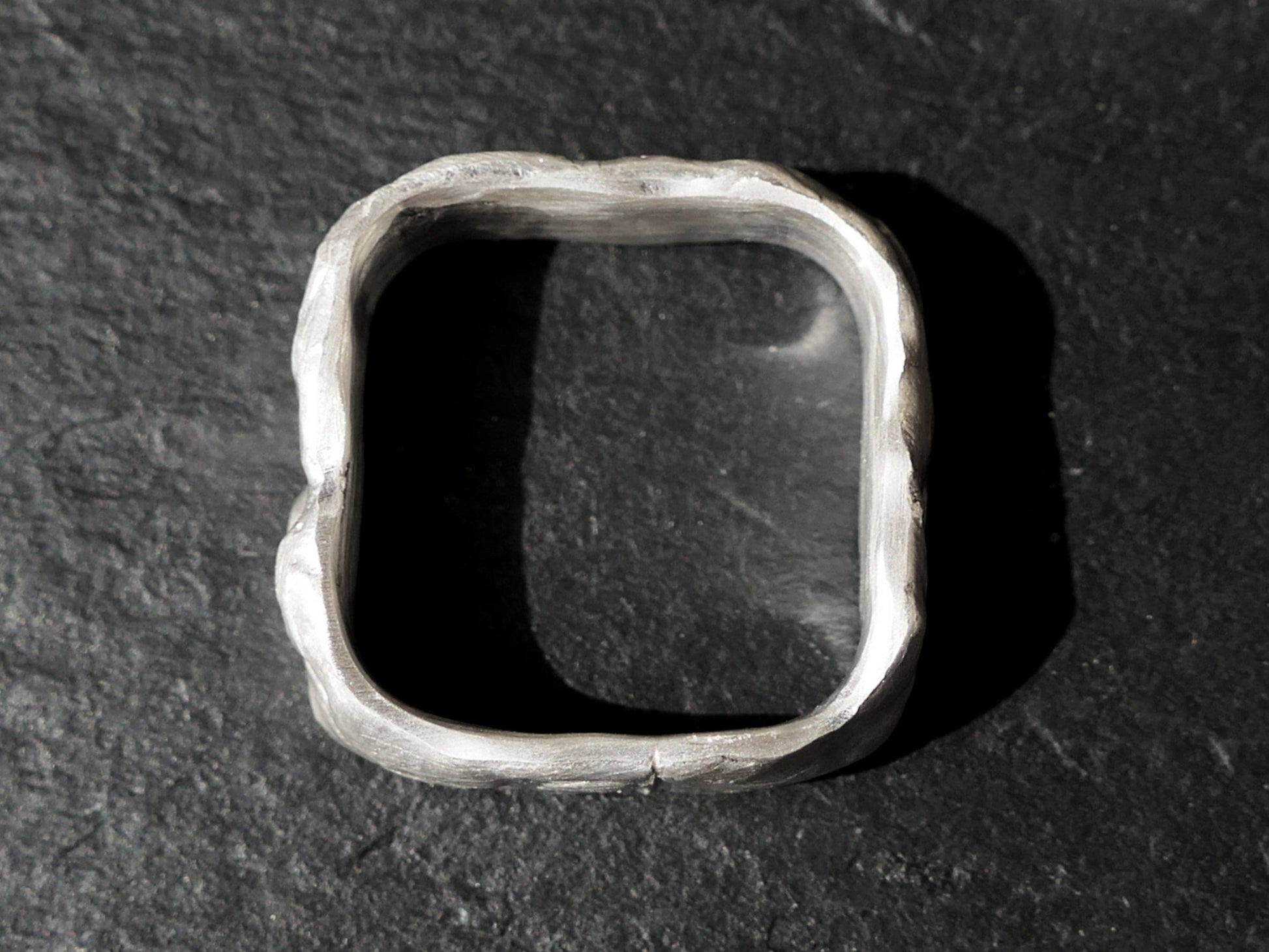 square wedding band