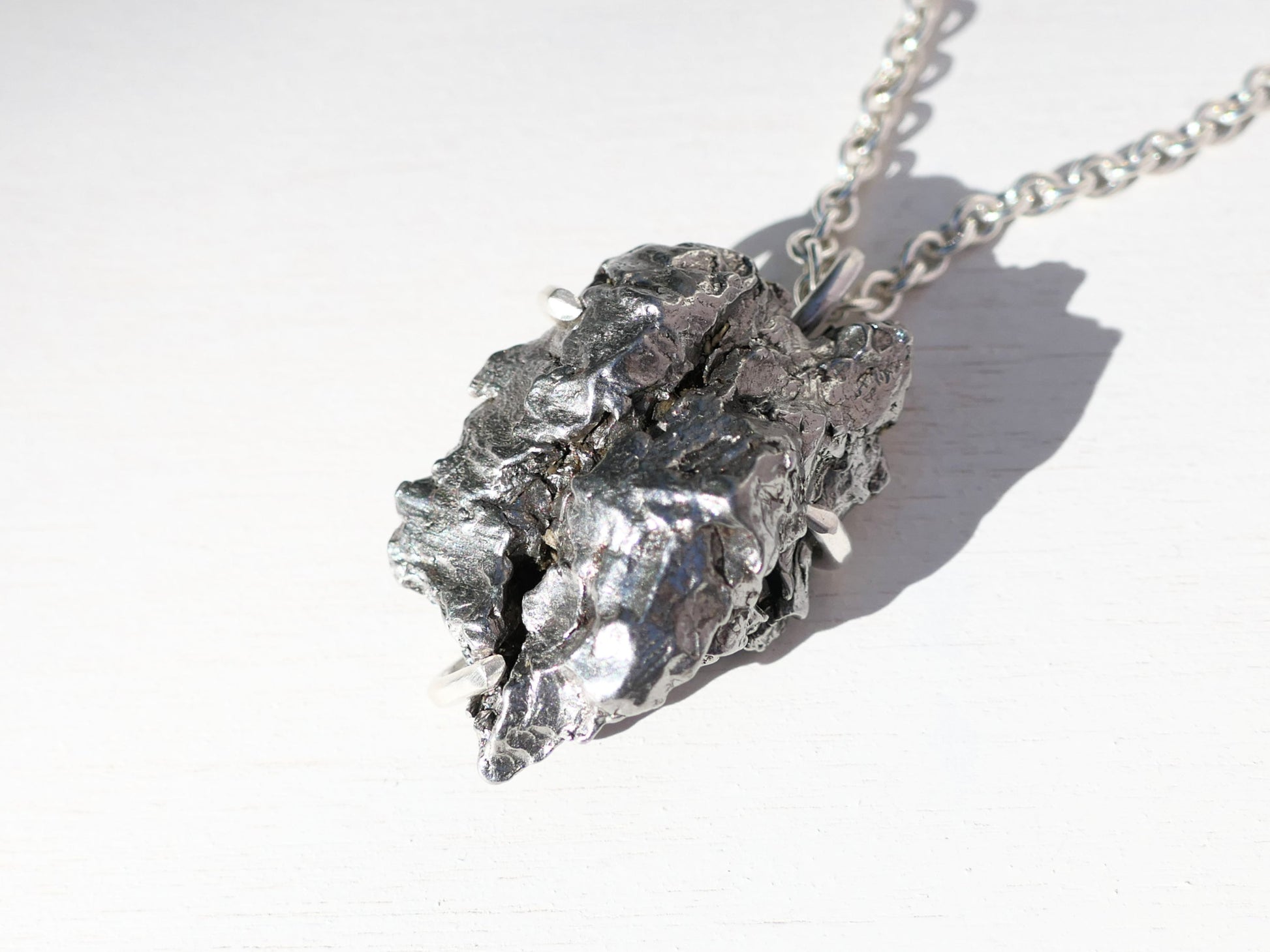 real Iron Meteorite Pendant
