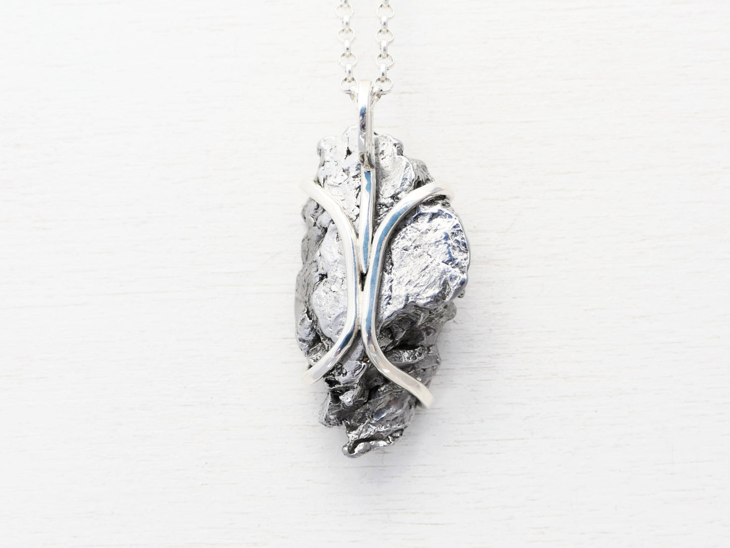 Campo del Cielo Meteorite Necklace celestial jewelry