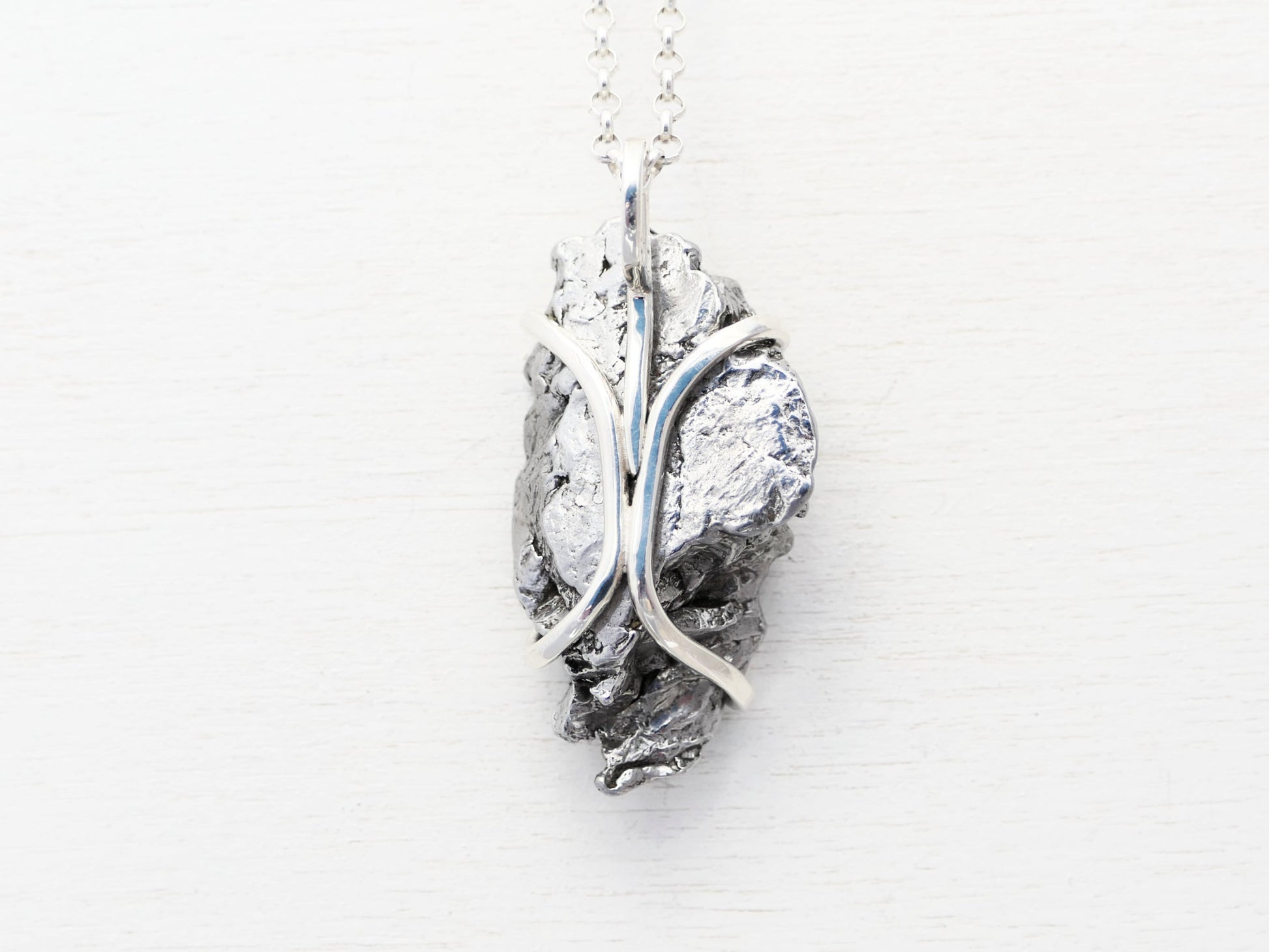 Campo del Cielo Meteorite Necklace celestial jewelry