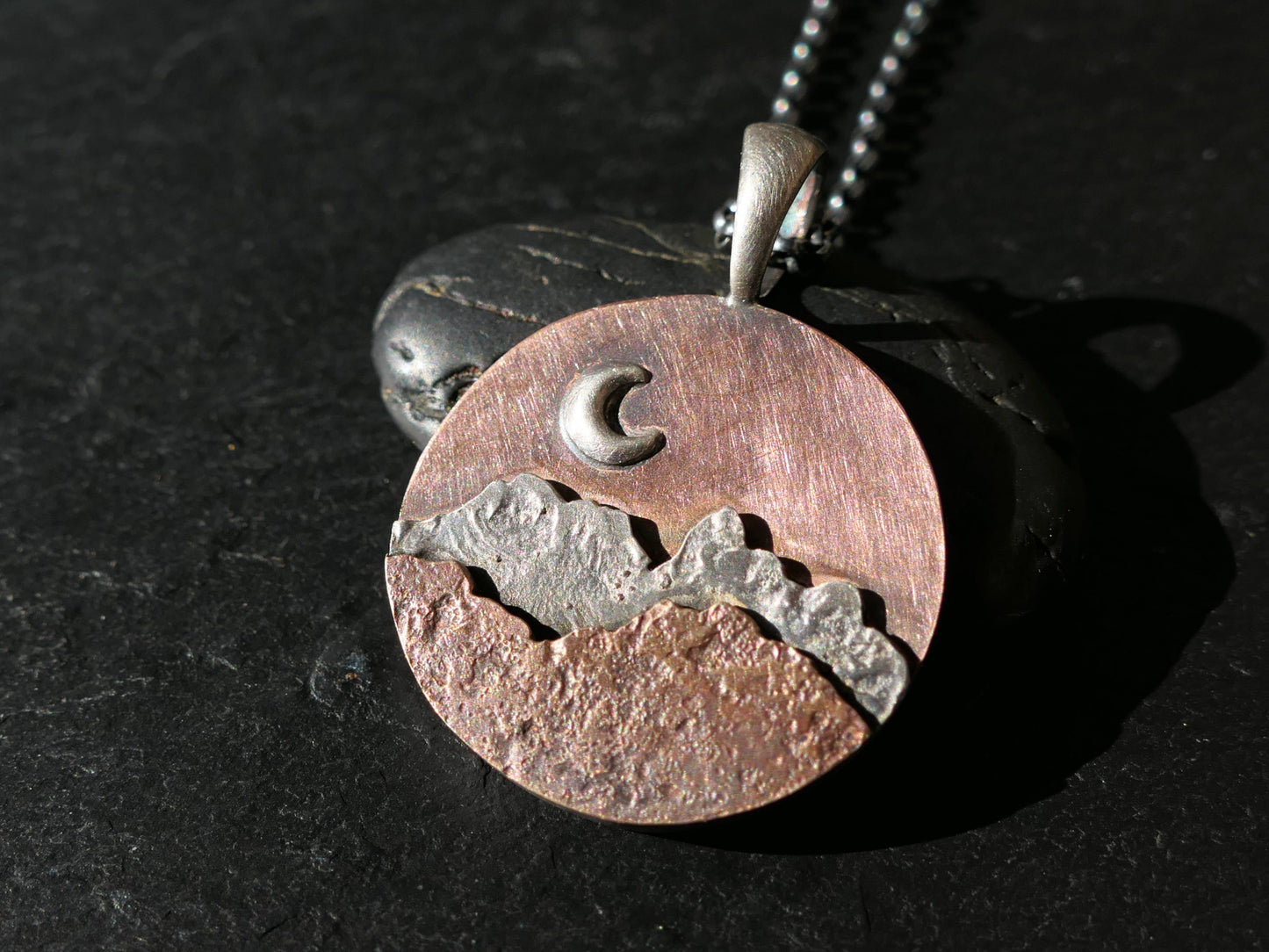 Rustic Mountain Pendant