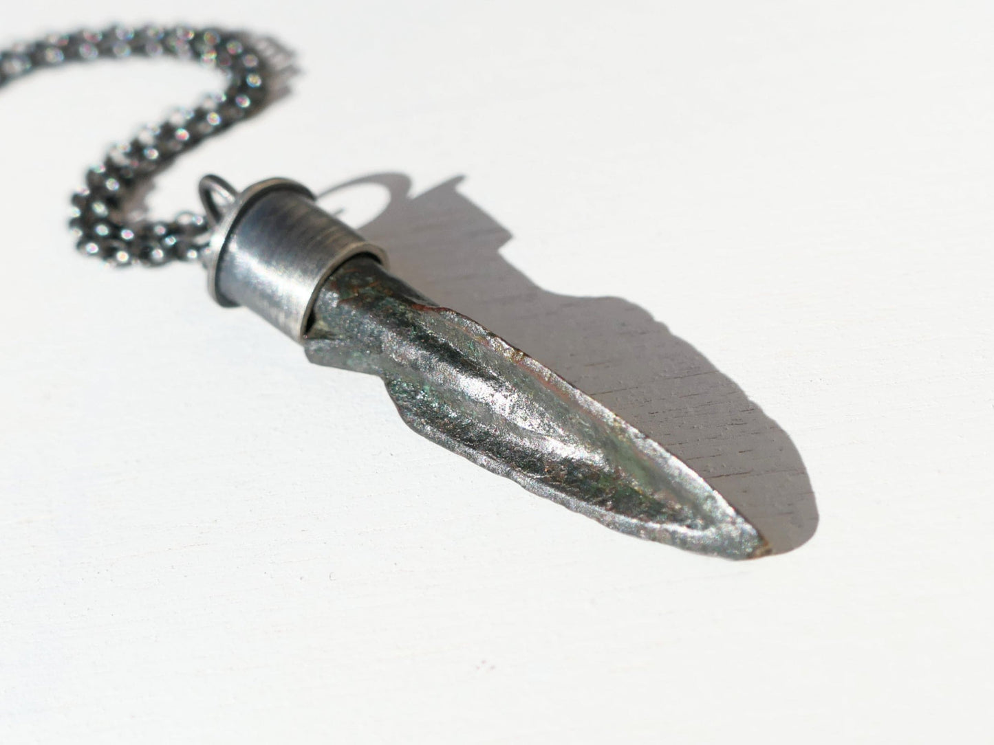 Ancient Scythian Bronze Arrowhead Pendant 