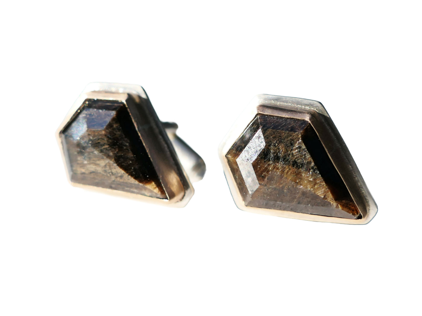 one of a kind sapphire cufflinks, men's jewelry