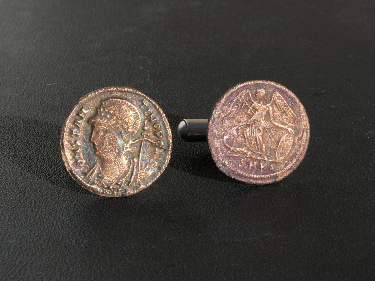 Authentic Roman Coin Cufflinks Roman Empire Jewelry