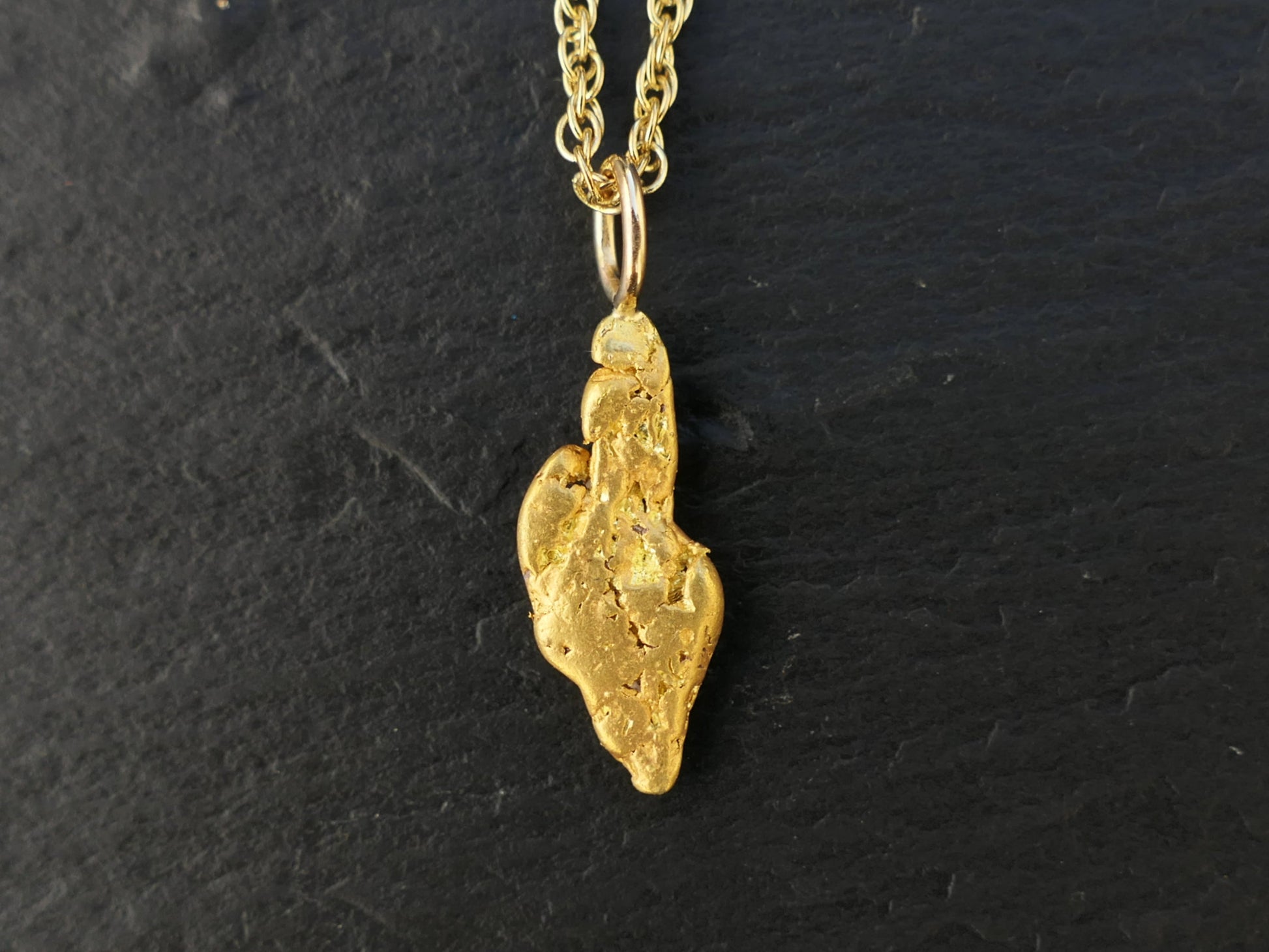 Australia placer gold nugget