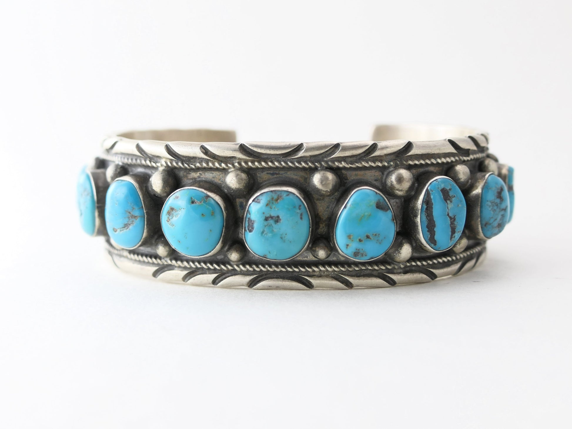 big Navajo Turquoise cuff 