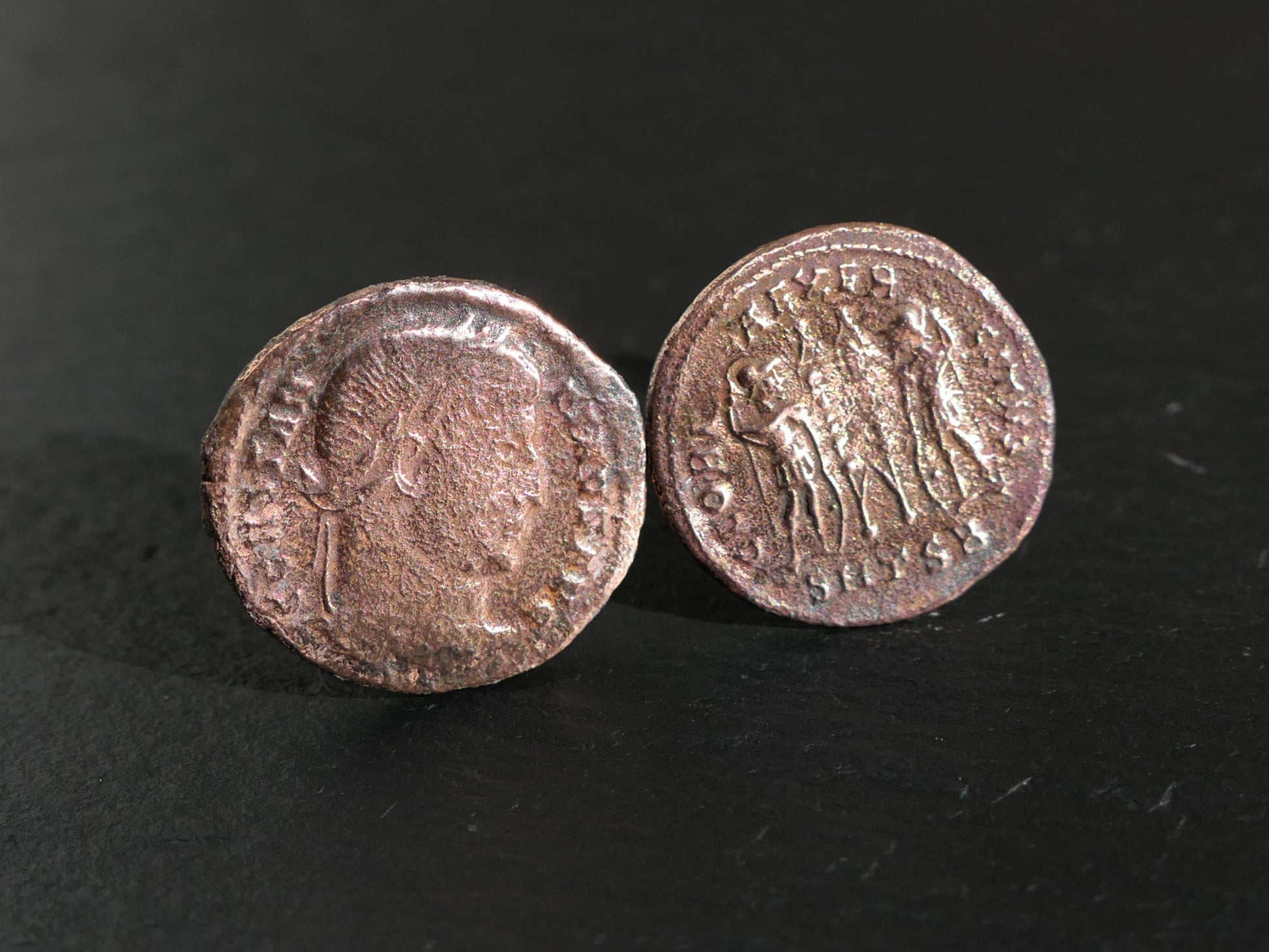 Real Roman Coin Cufflinks