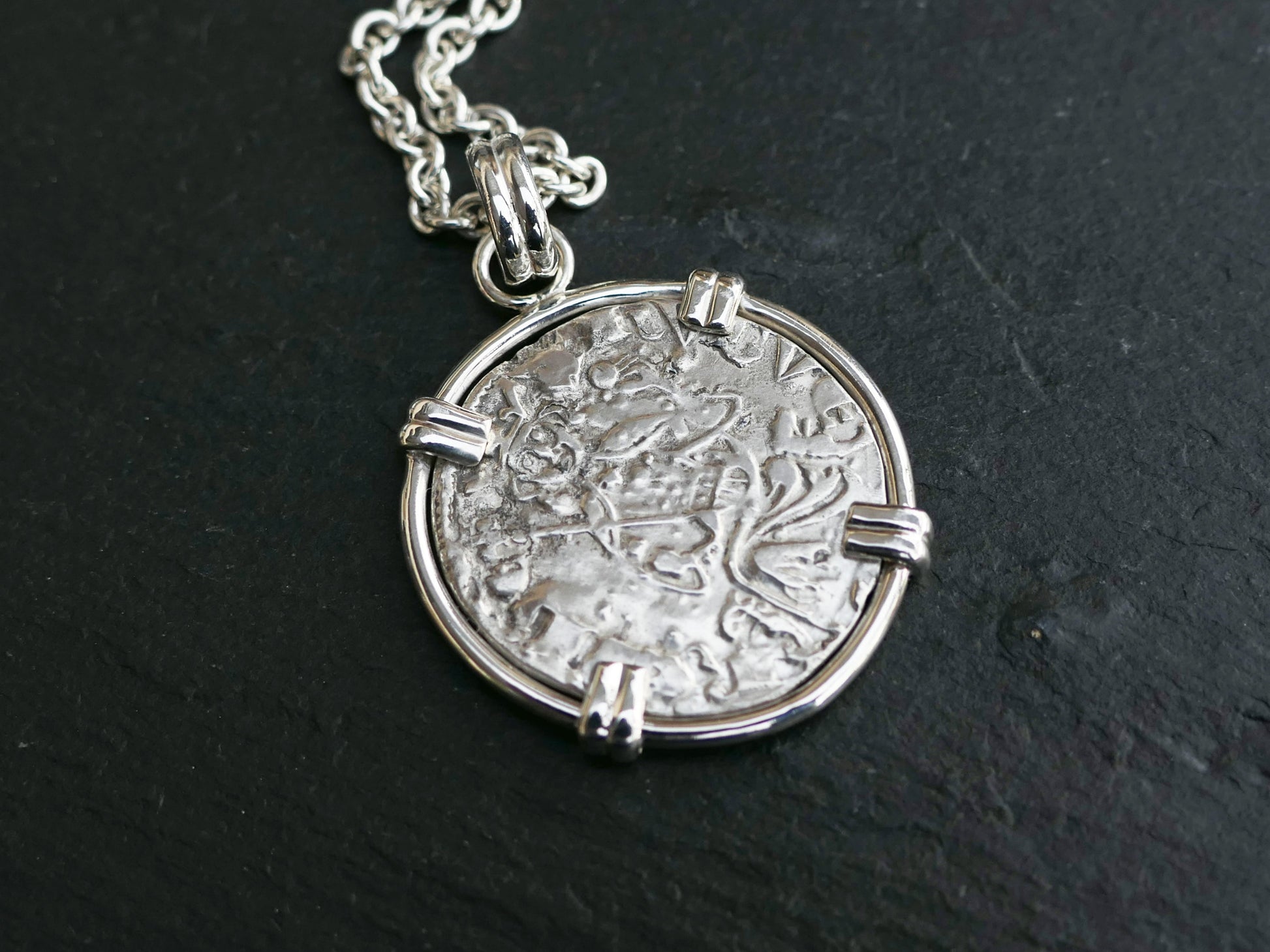 Medieval Crusader coin Lusignan Kingdom of Cyprus