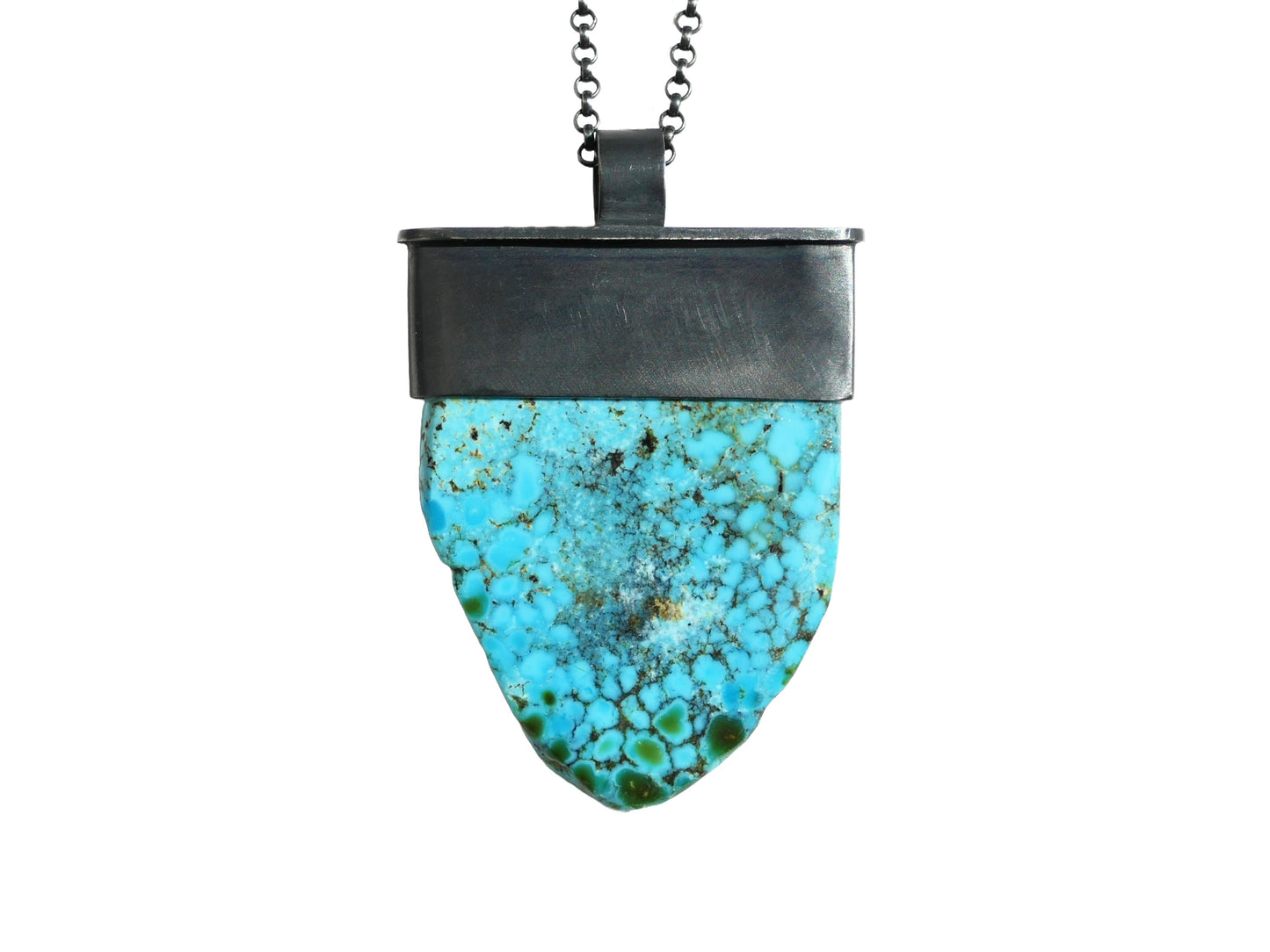 turquoise pendant necklace unique men's jewelry
