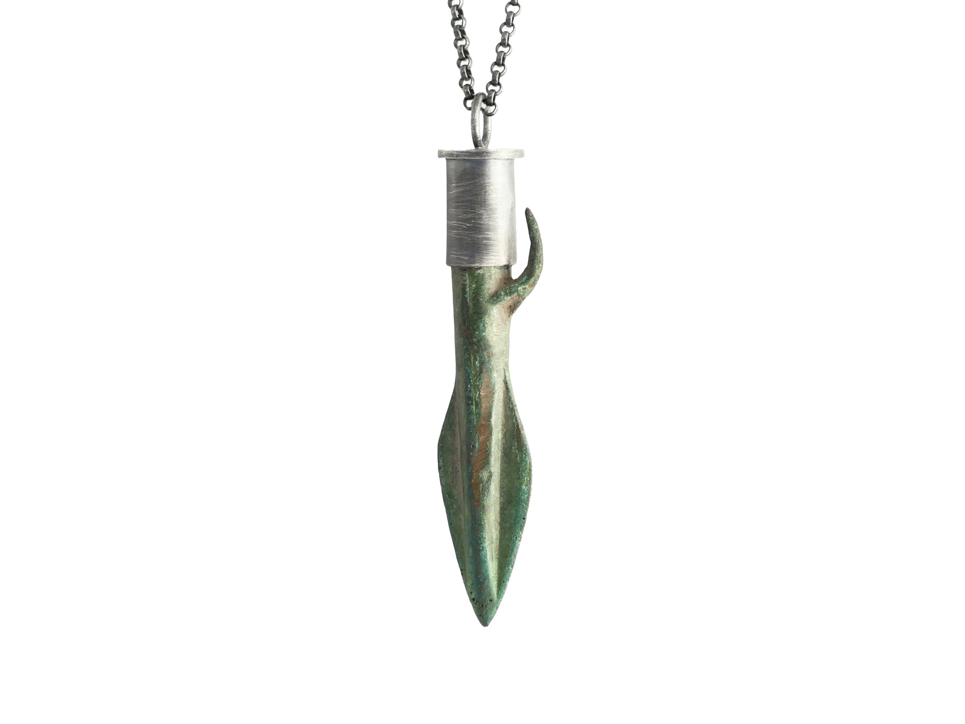 Scythian arrowhead necklace for men 