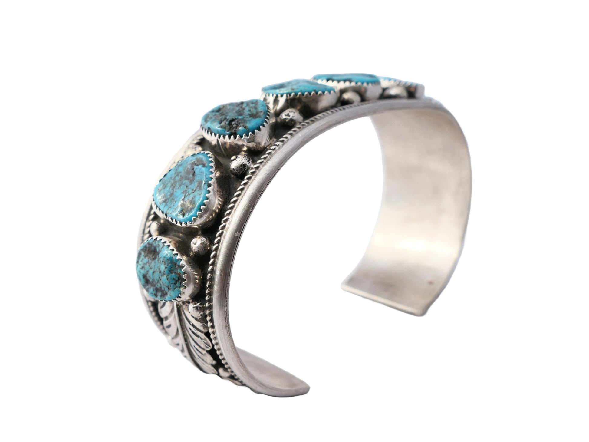 sterling silver turquoise cuff bracelet