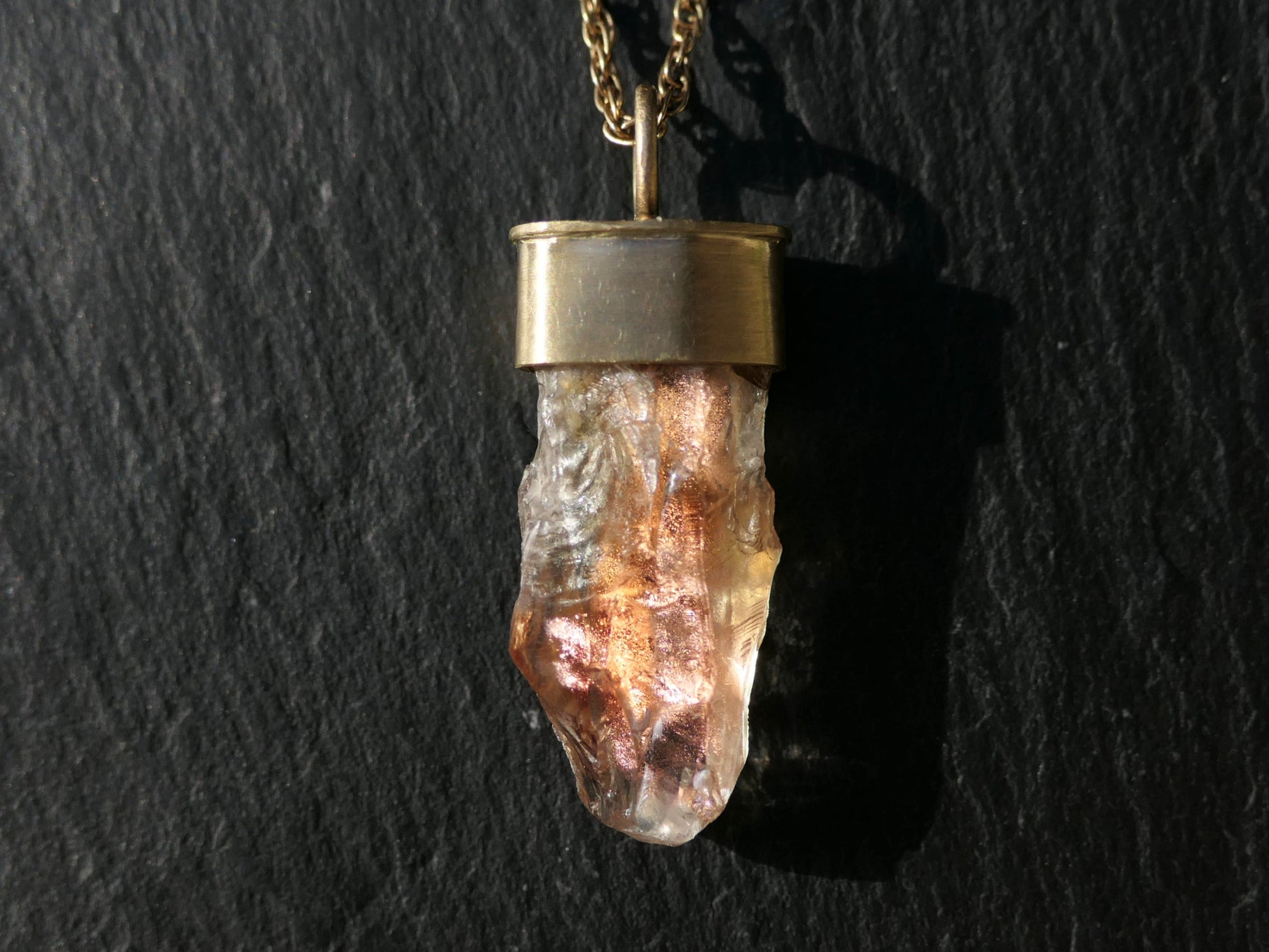 Oregeon sunstone pendant