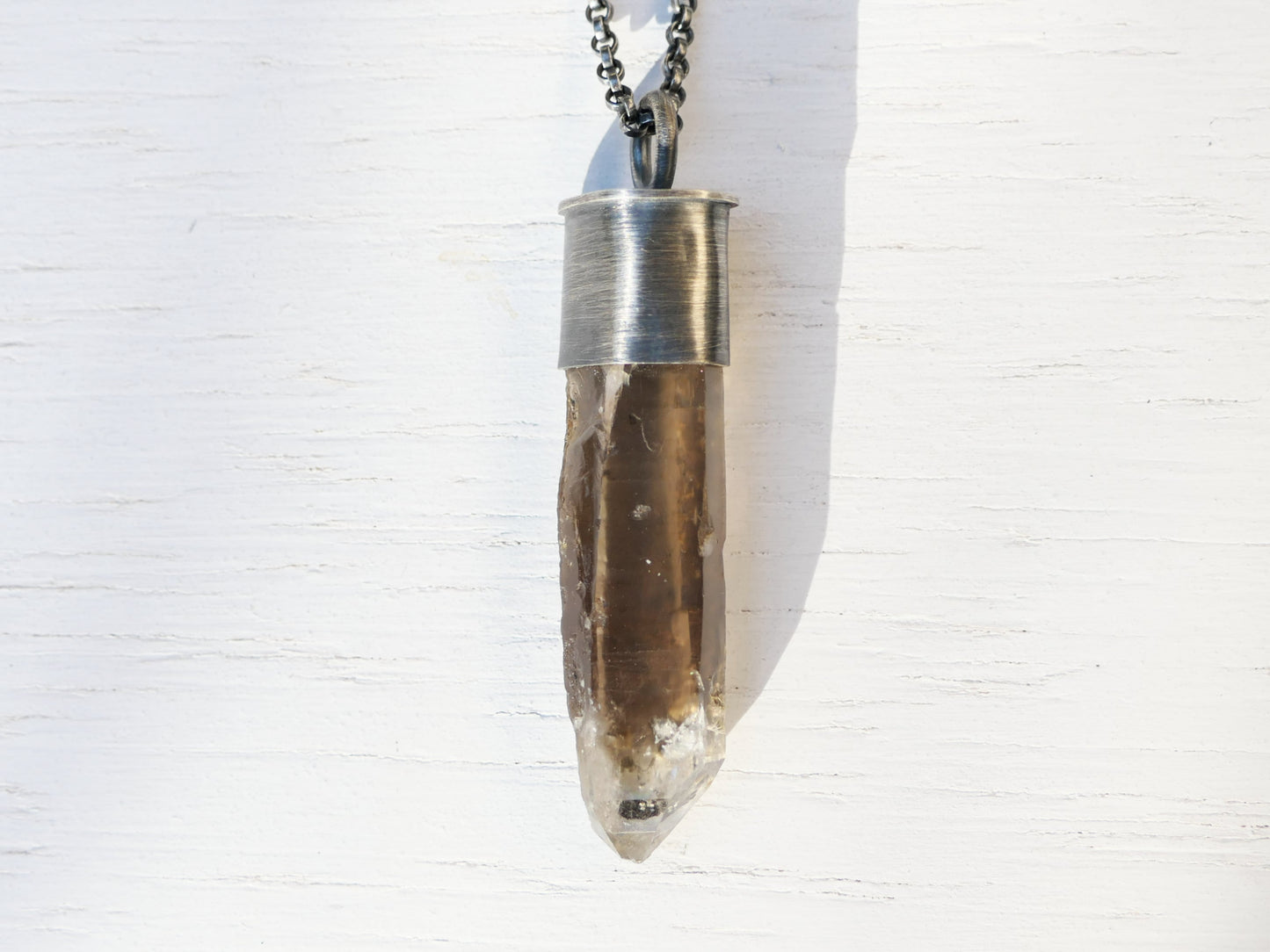 unique smoky quartz pendant