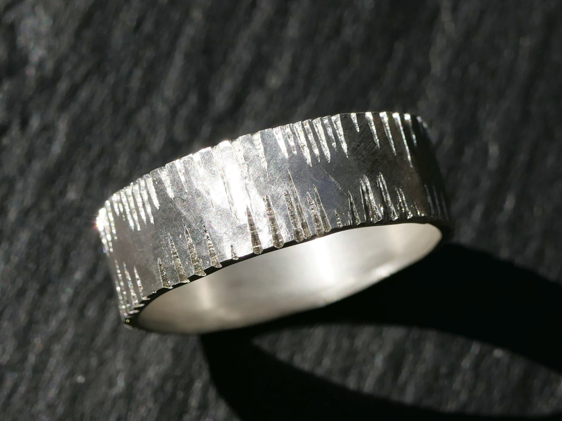 silver wedding band