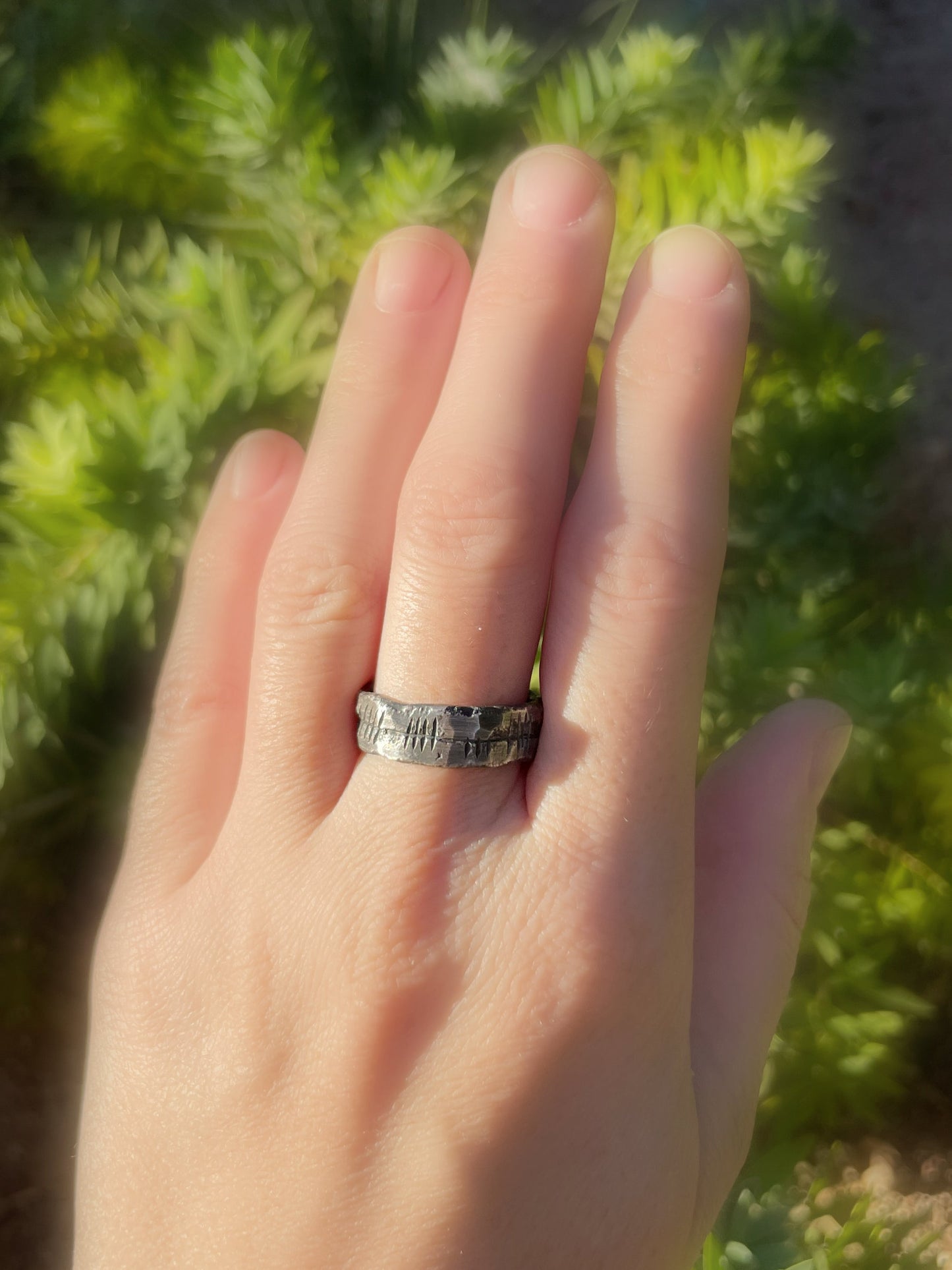 unique Ogham ring