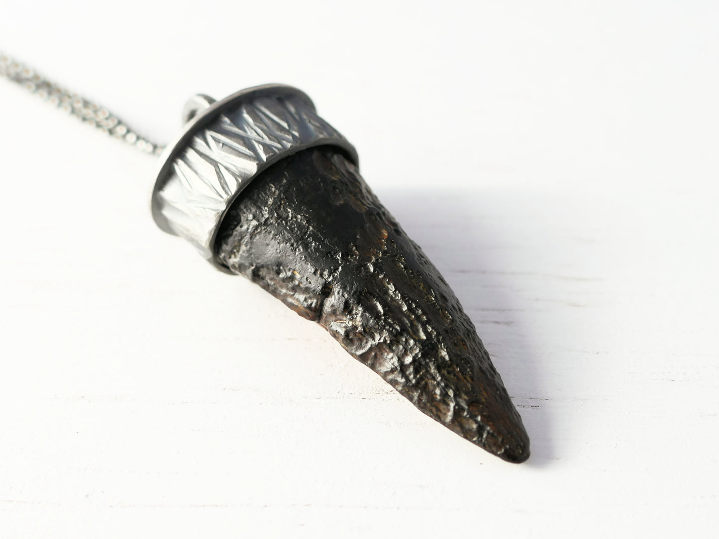 Suchomimus dinosaur tooth pendant