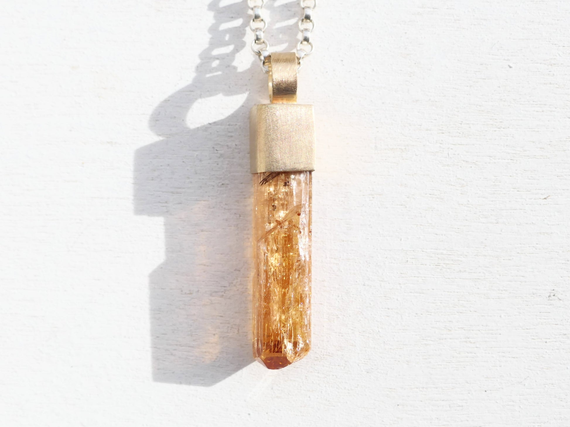natural Imperial Topaz pendant