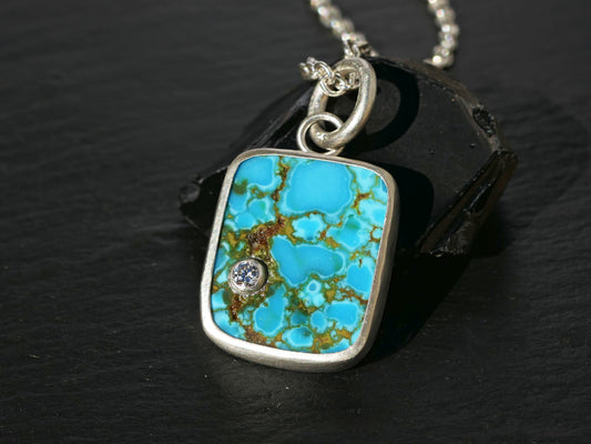 Kingman turquoise pendant