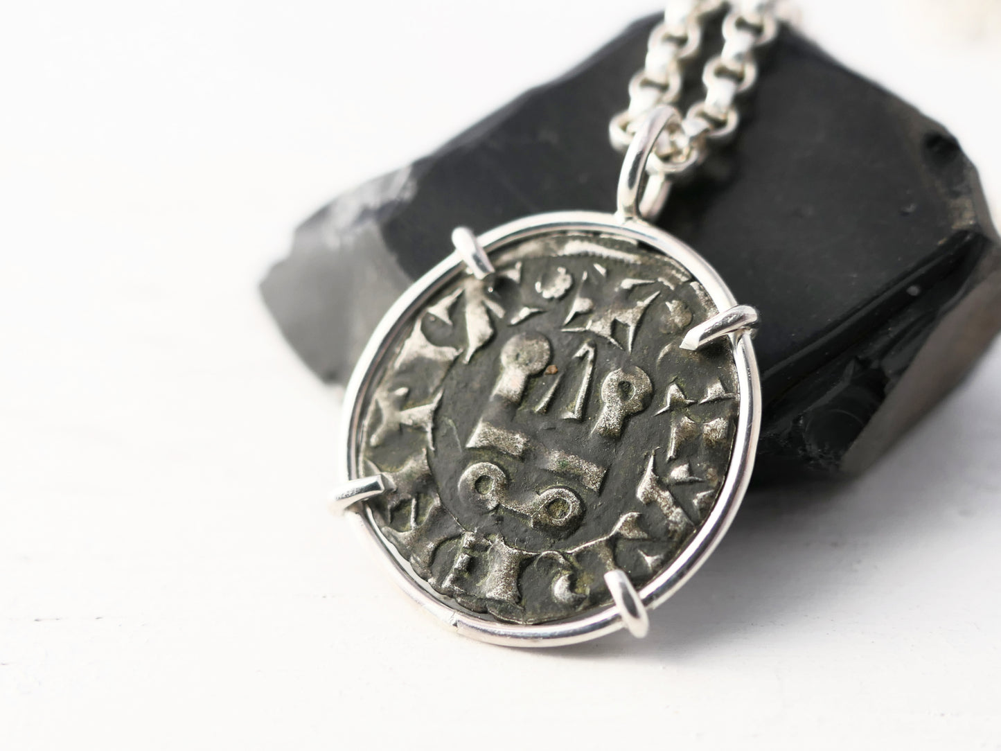 authentic Crusader coin necklace