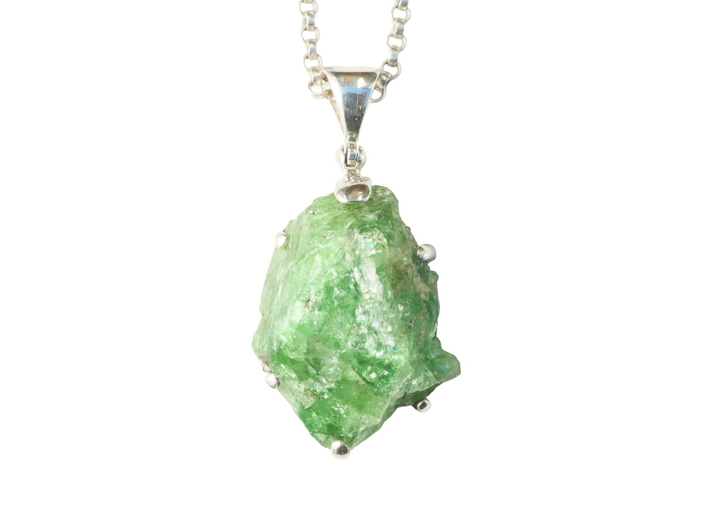 uncut tsavorite garnet