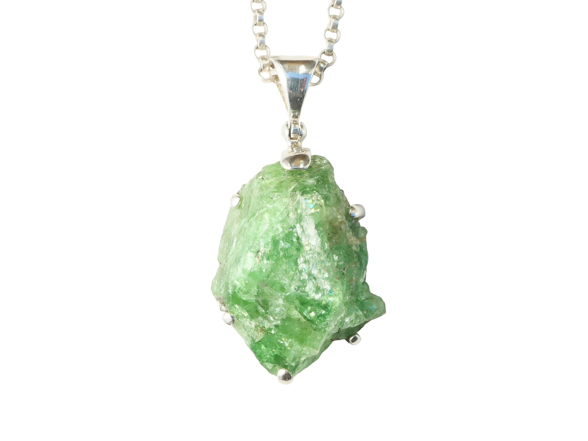 uncut tsavorite garnet