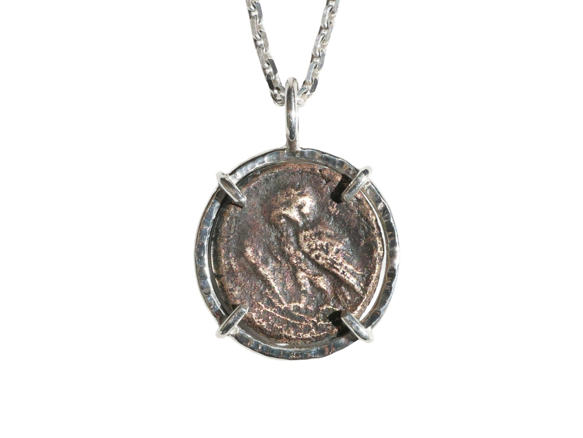 Genuine Greek Owl Coin necklace