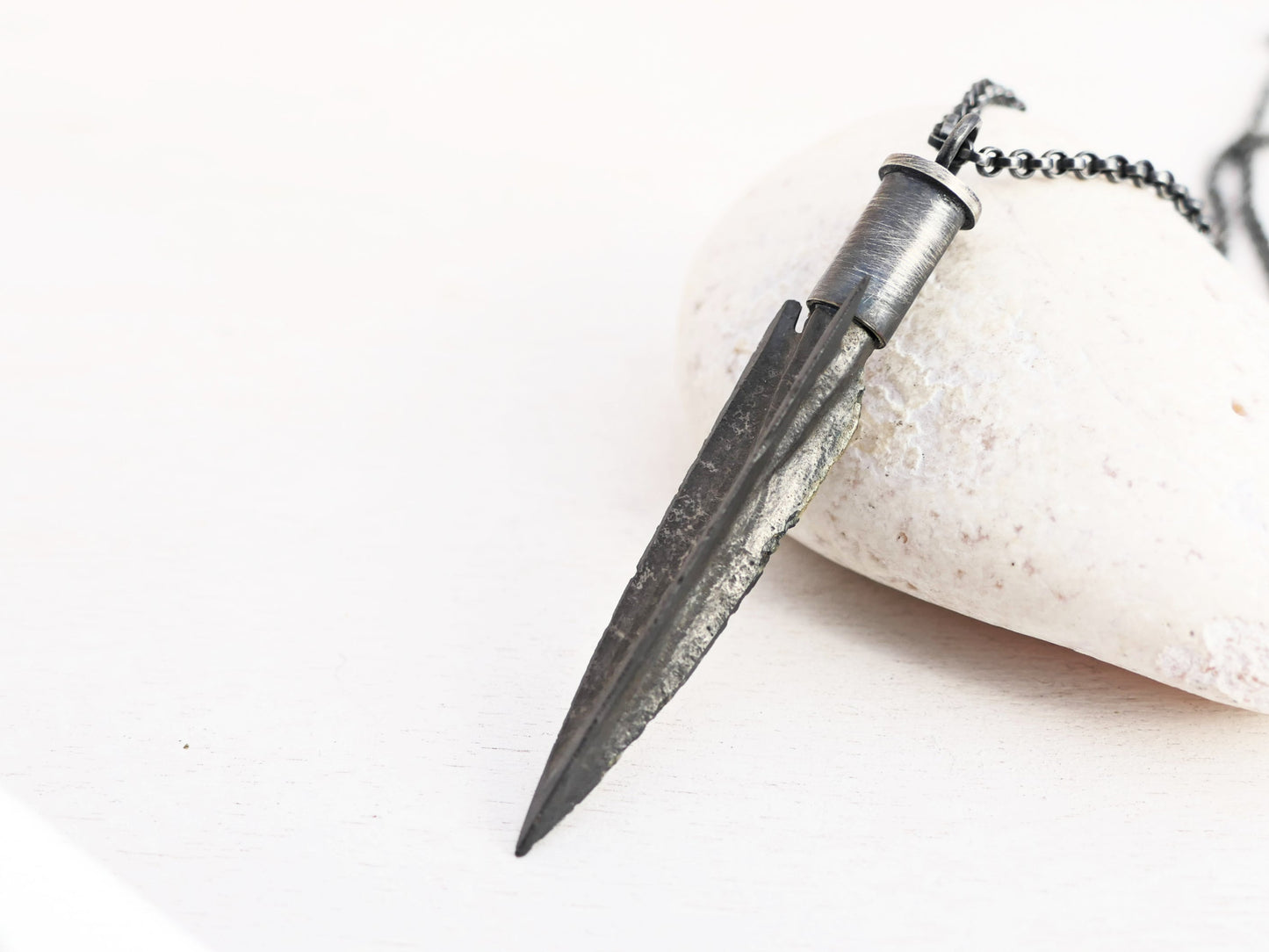 authentic bronze arrowhead necklace
