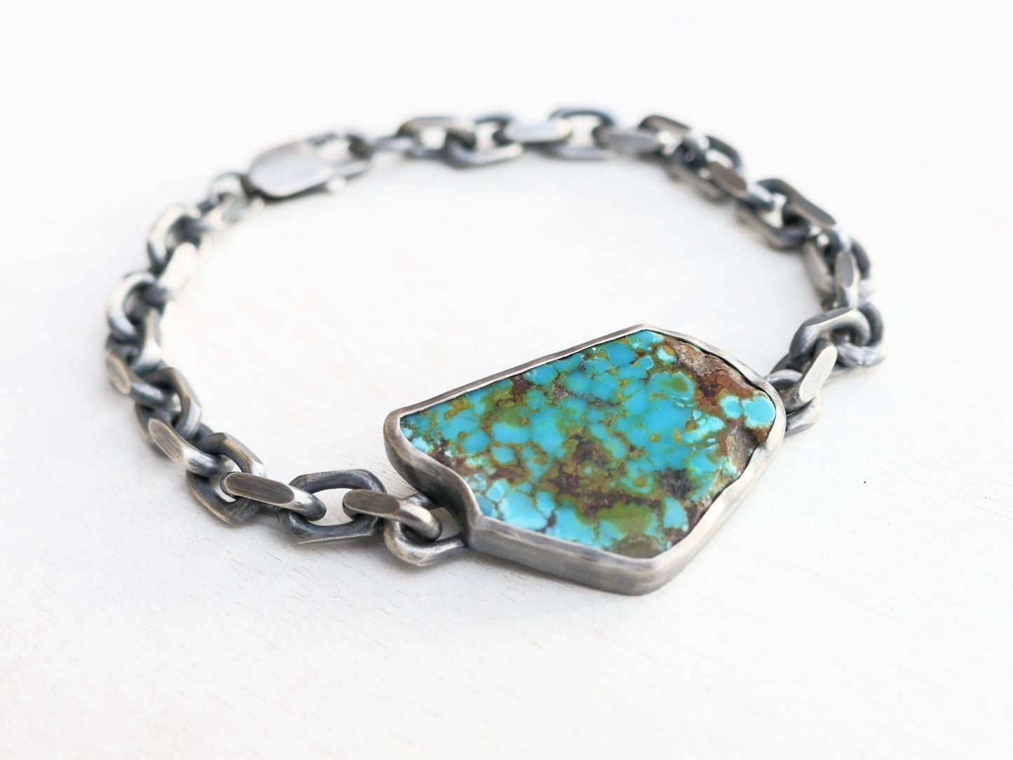 Big Turquoise Nugget Bracelet