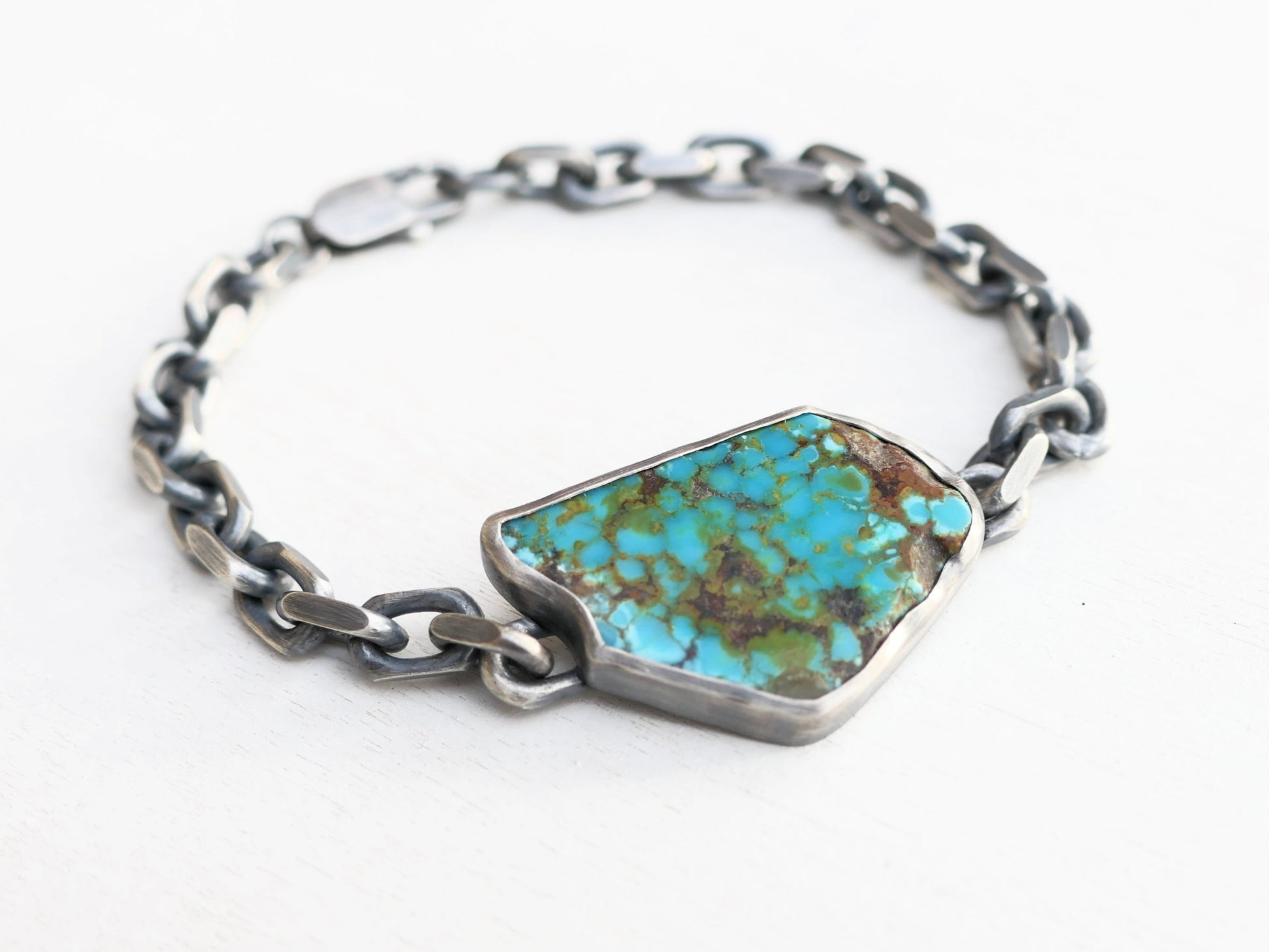 Big Turquoise Nugget Bracelet