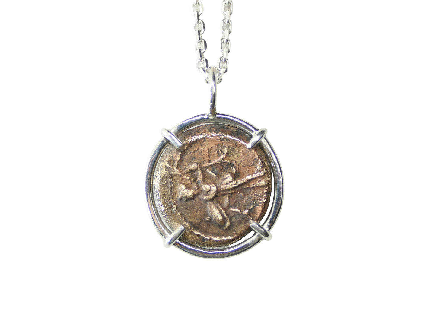 Genuine Ancient Greek Owl Coin necklace